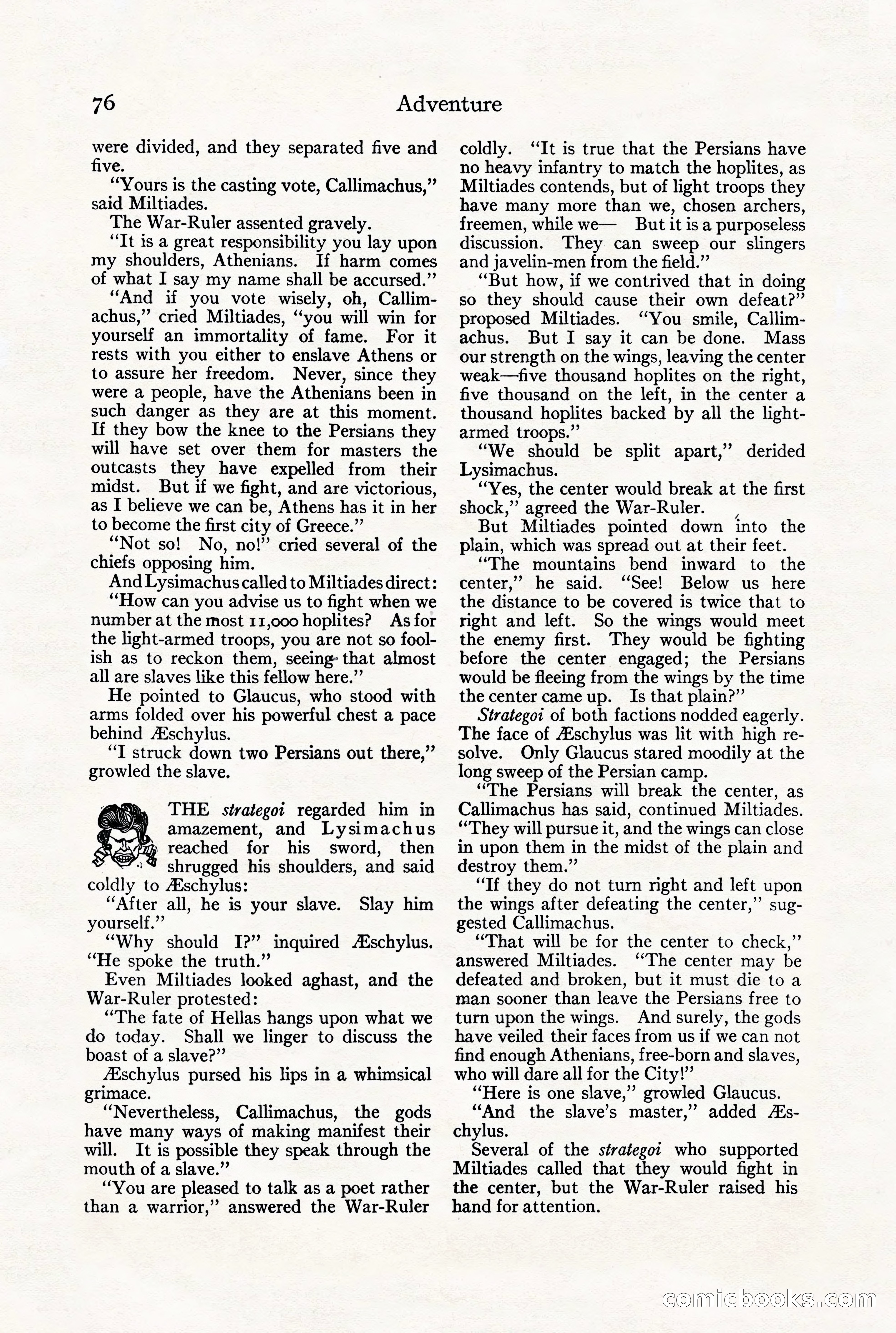 Adventure Magazine, July 23, 1926 — page 80 of 196