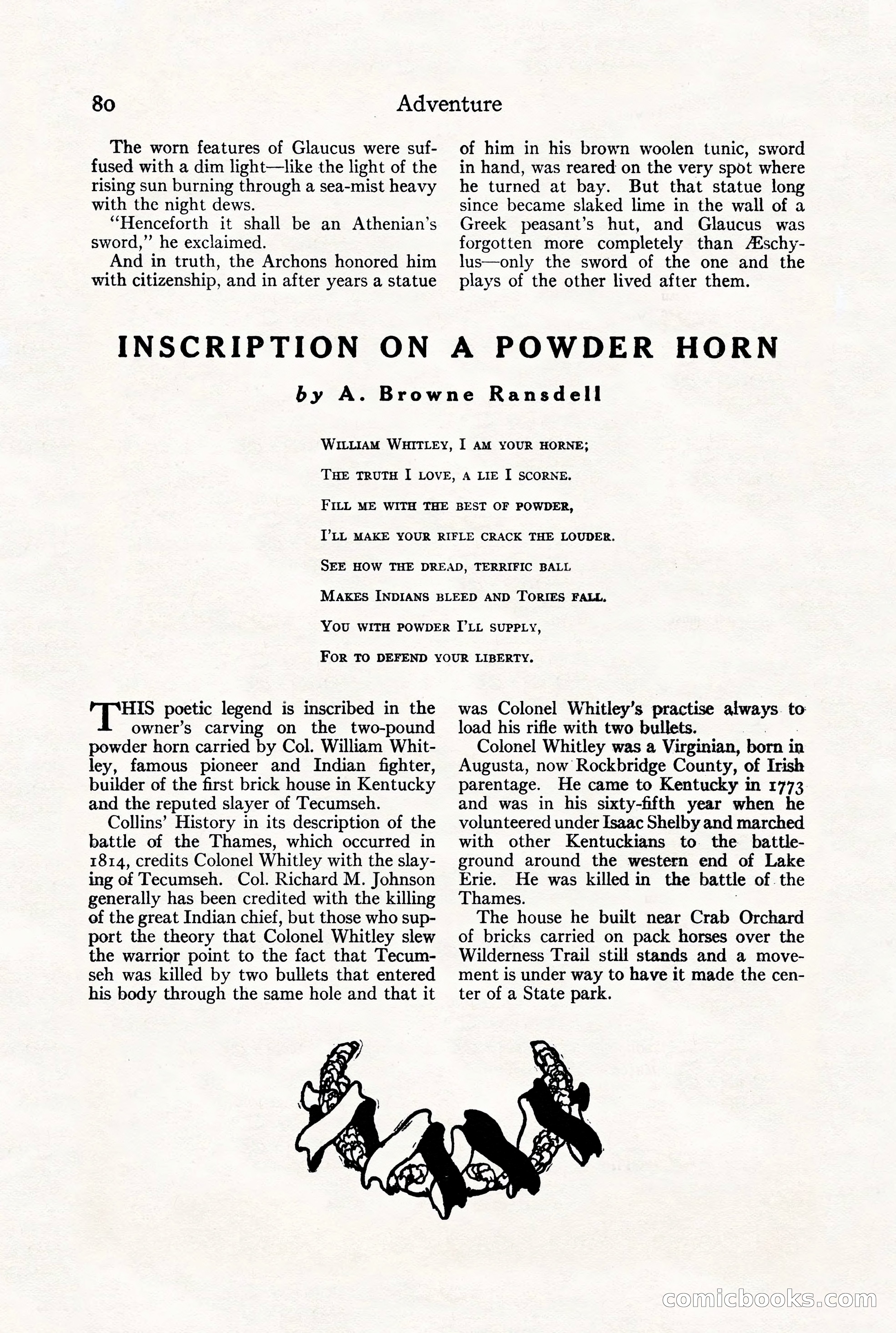 Adventure Magazine, July 23, 1926 — page 84 of 196
