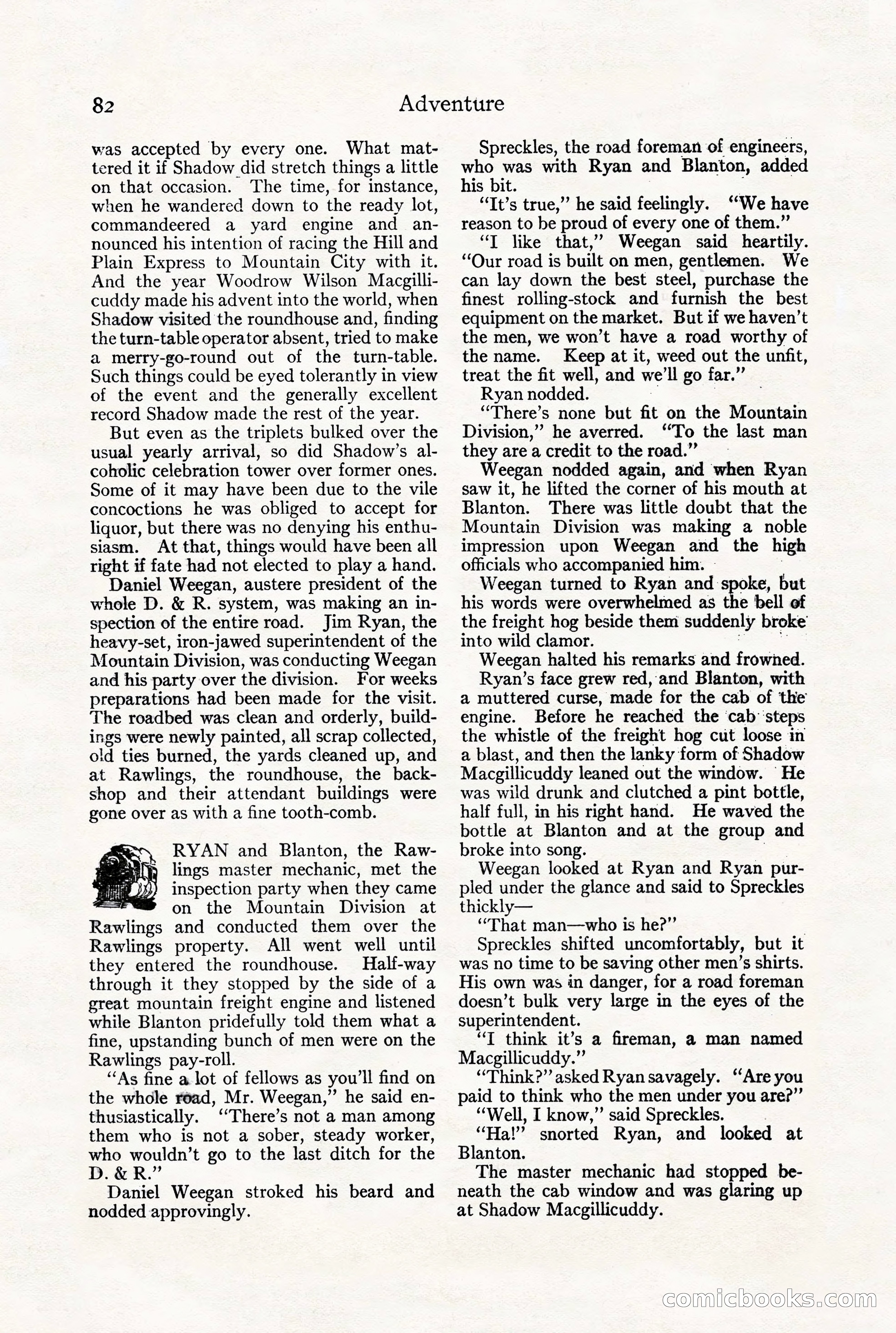 Adventure Magazine, July 23, 1926 — page 86 of 196