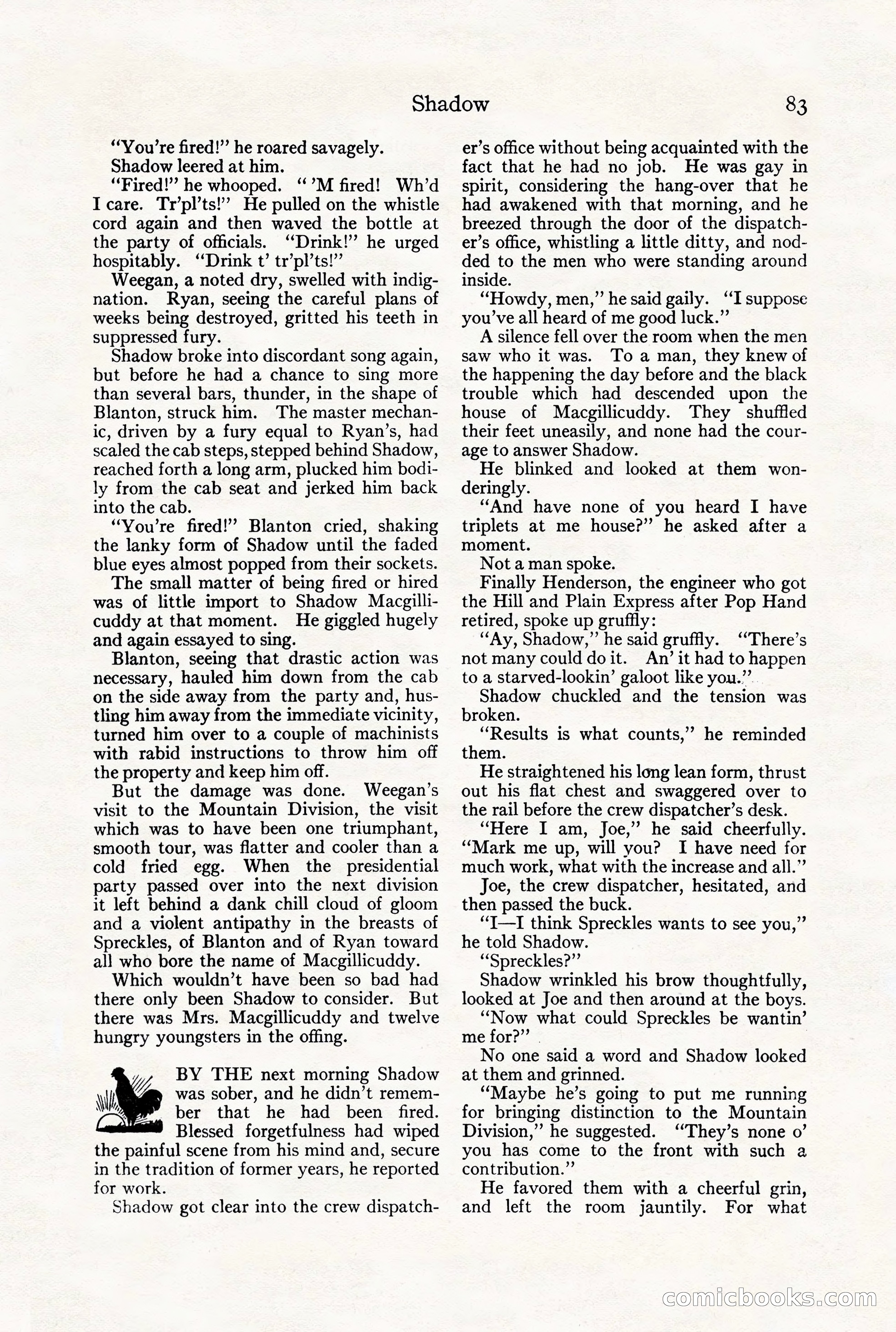 Adventure Magazine, July 23, 1926 — page 87 of 196