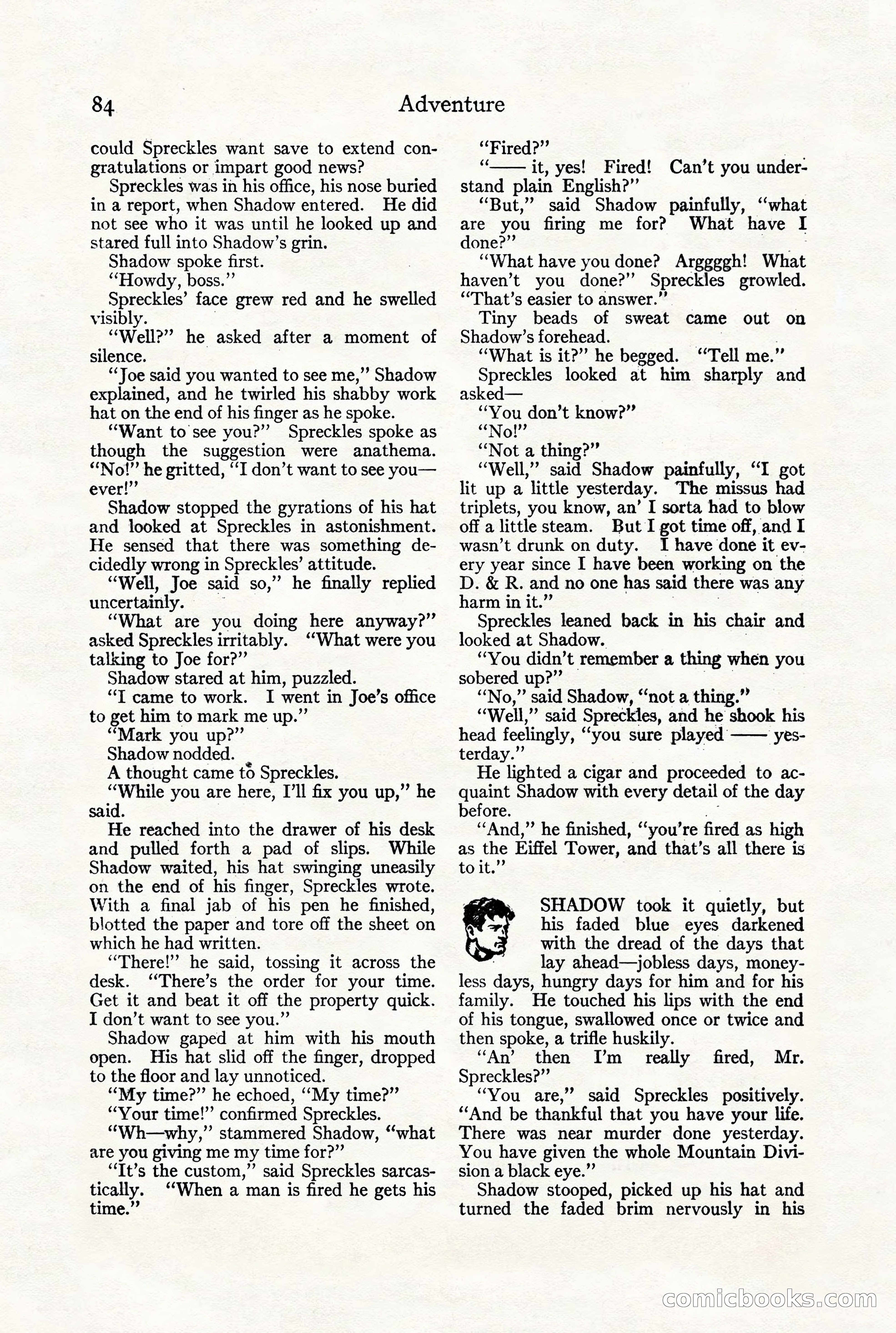 Adventure Magazine, July 23, 1926 — page 88 of 196