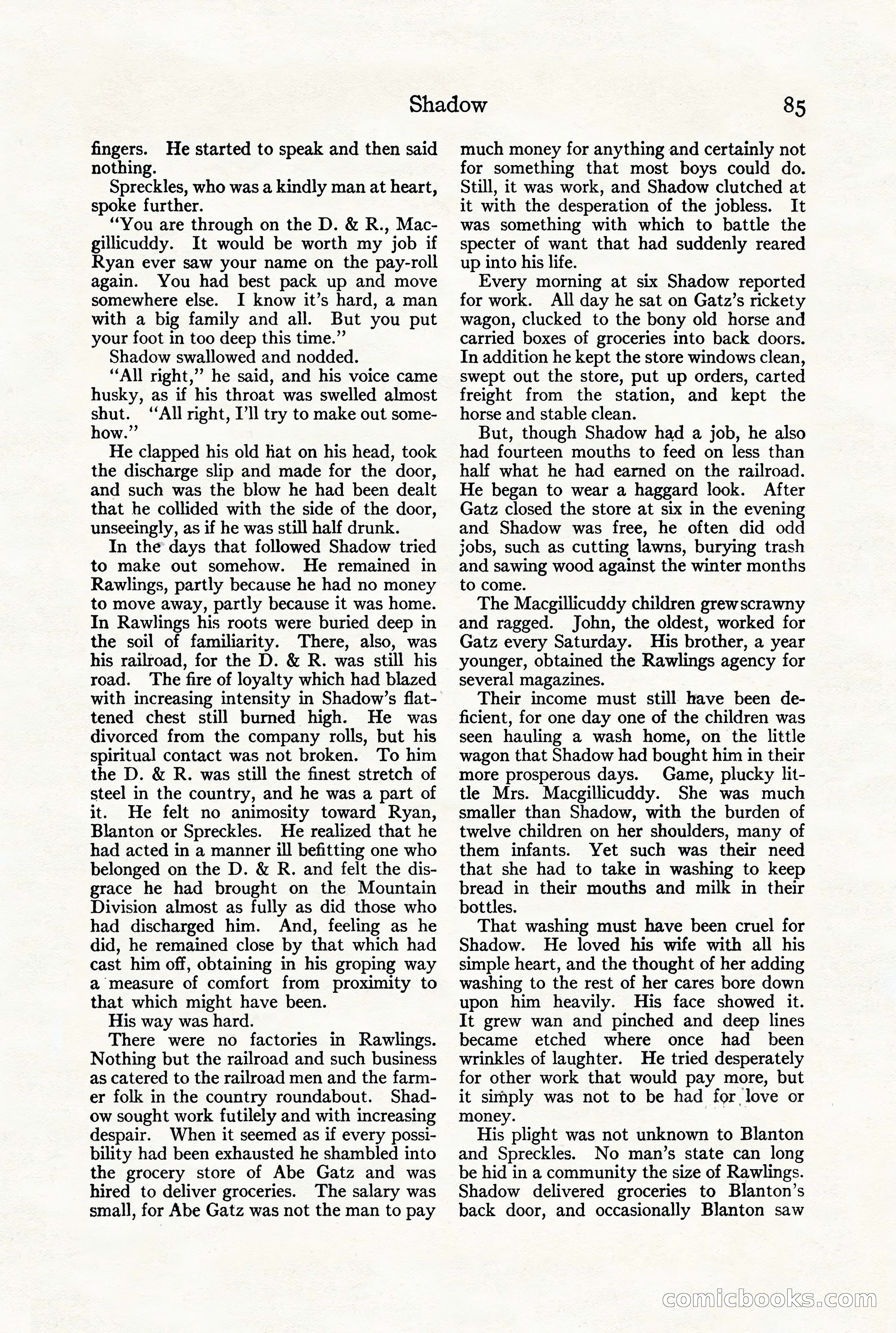Adventure Magazine, July 23, 1926 — page 89 of 196