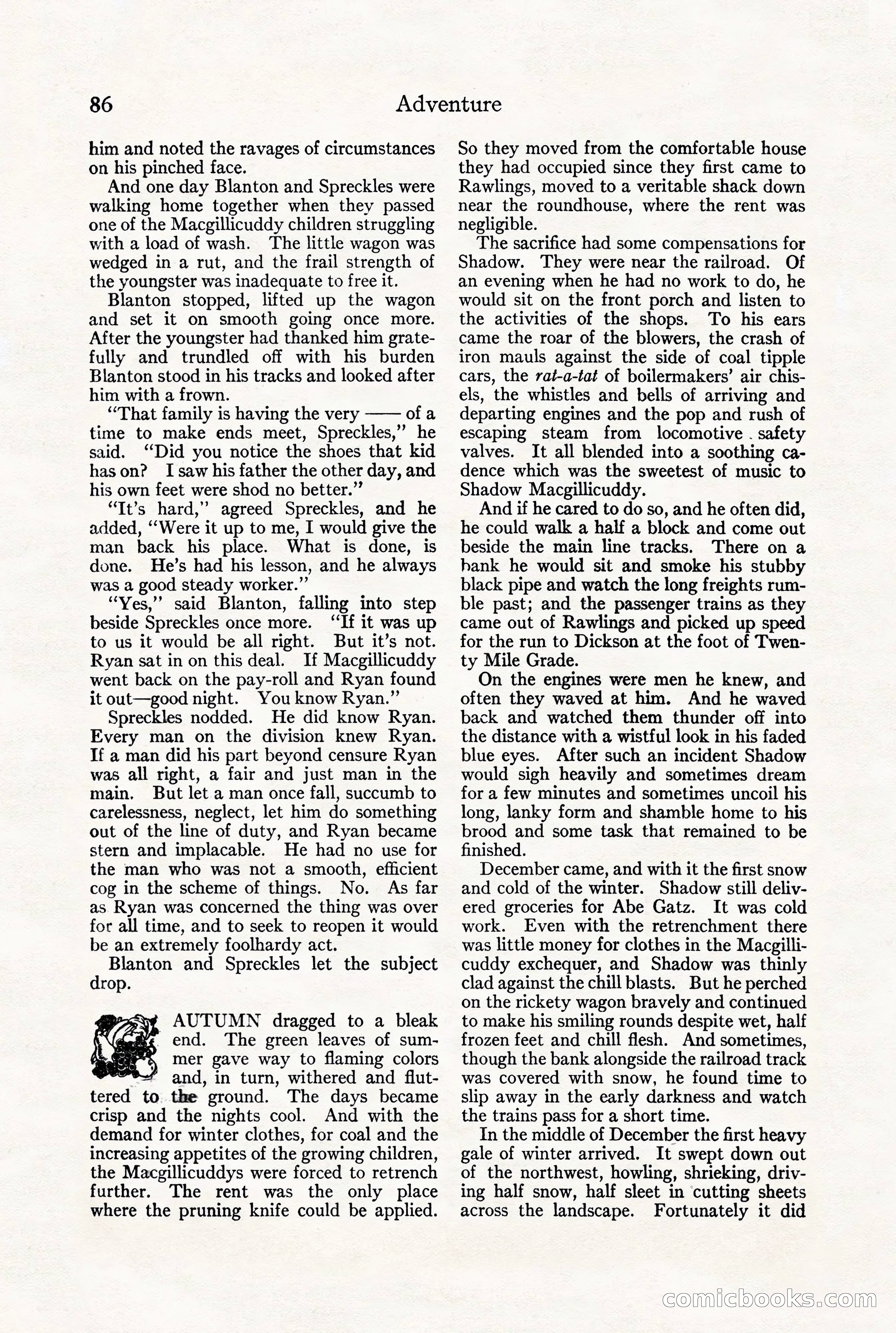 Adventure Magazine, July 23, 1926 — page 90 of 196