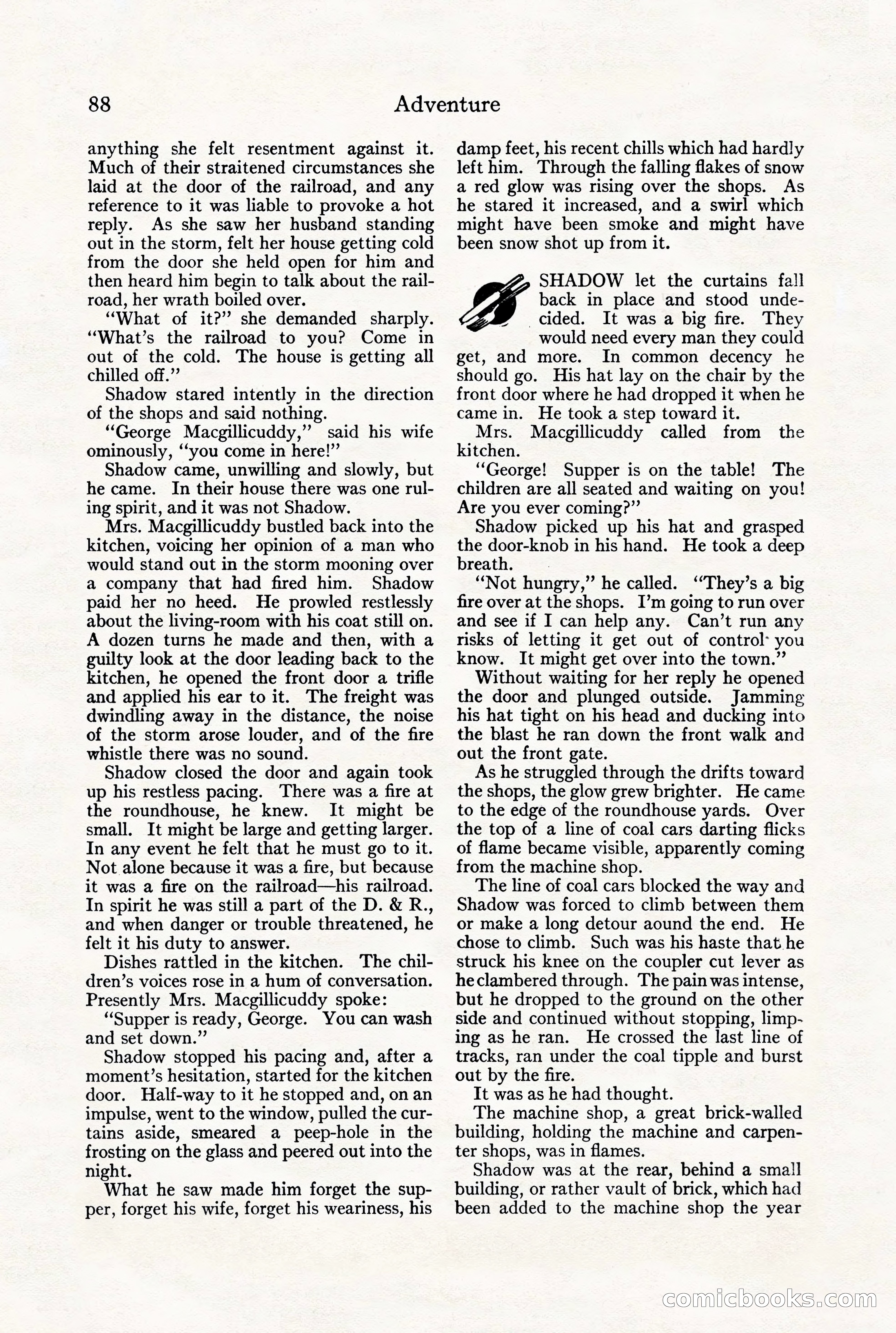Adventure Magazine, July 23, 1926 — page 92 of 196