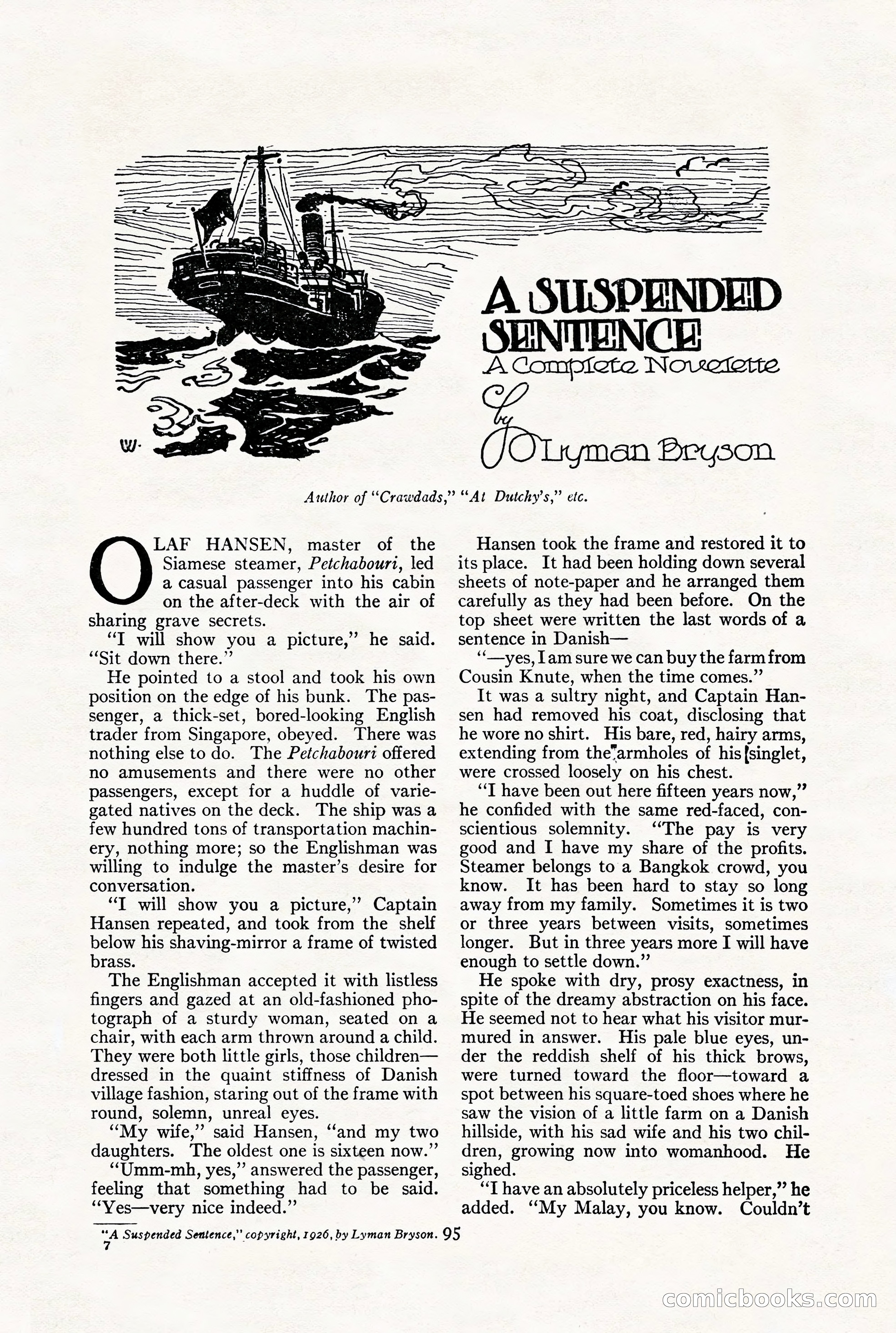 Adventure Magazine, July 23, 1926 — page 99 of 196