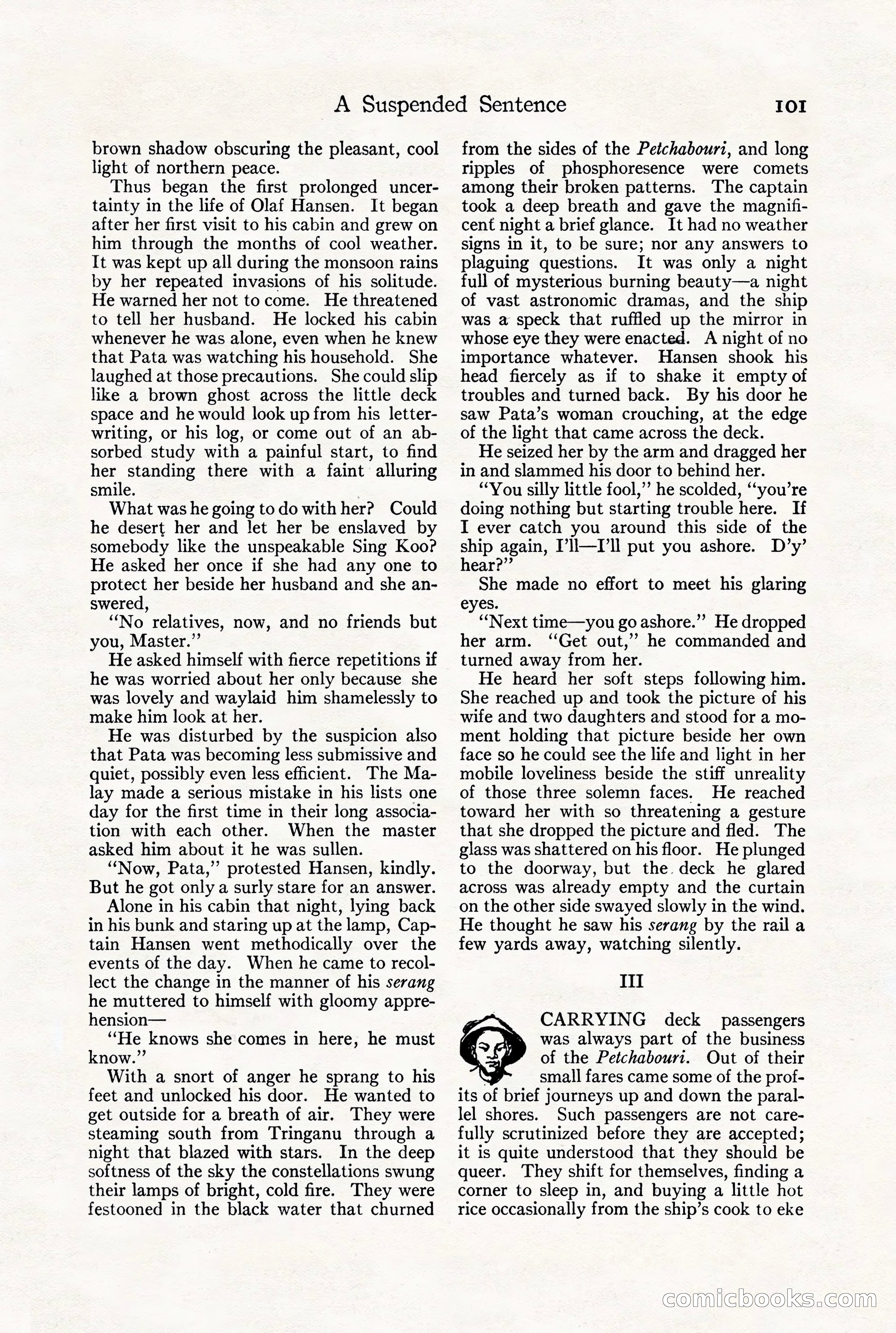 Adventure Magazine, July 23, 1926 — page 105 of 196