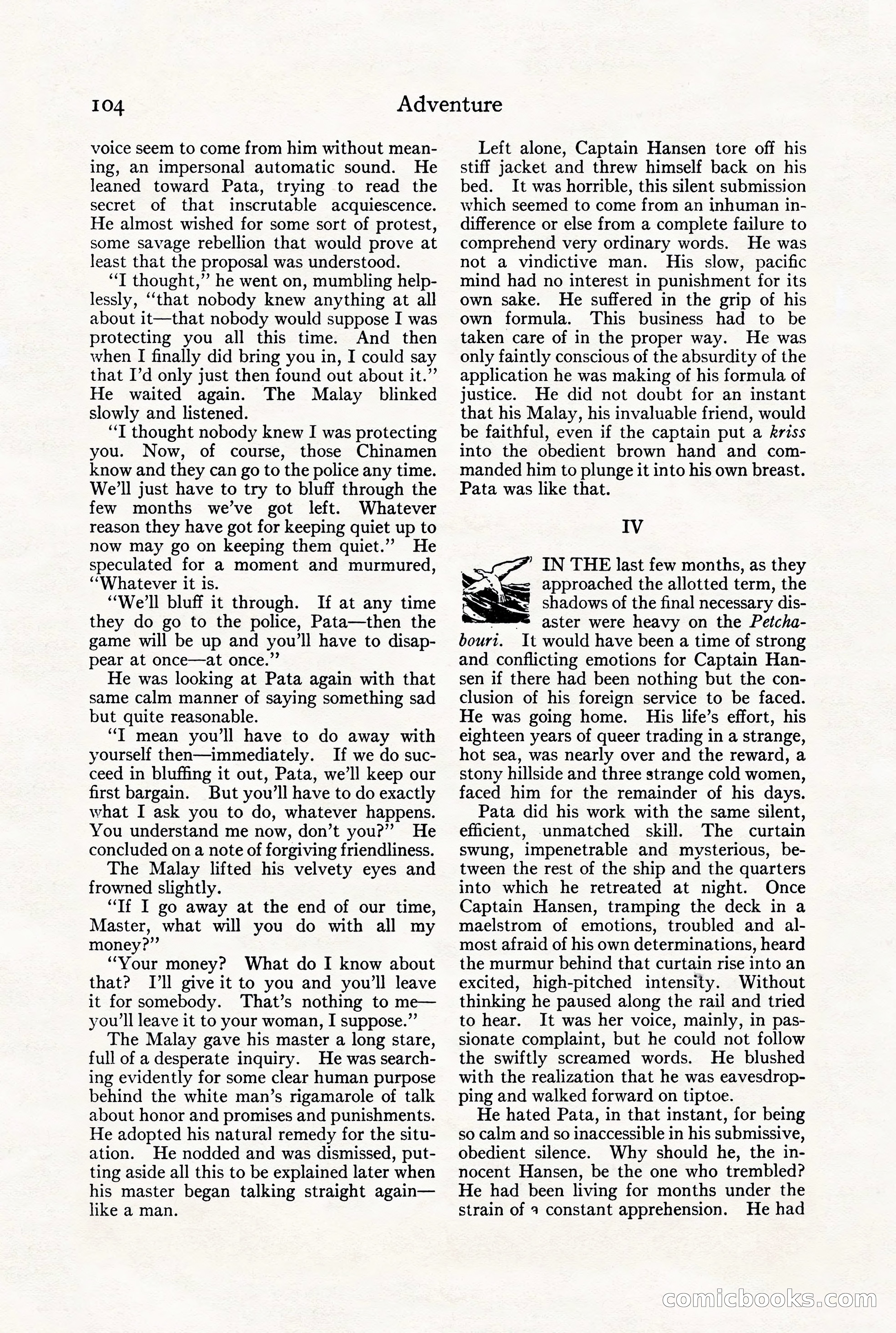 Adventure Magazine, July 23, 1926 — page 108 of 196