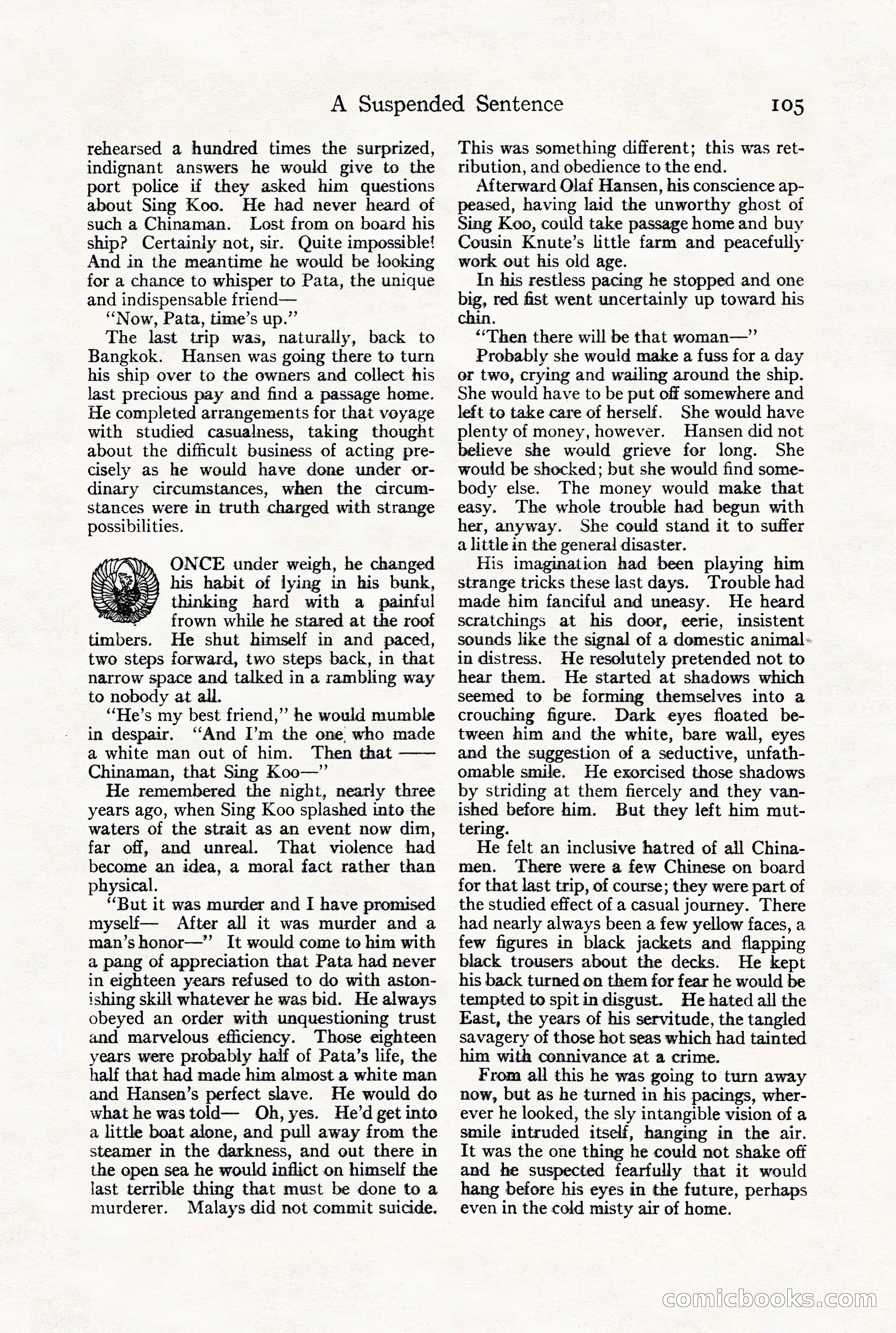 Adventure Magazine, July 23, 1926 — page 109 of 196
