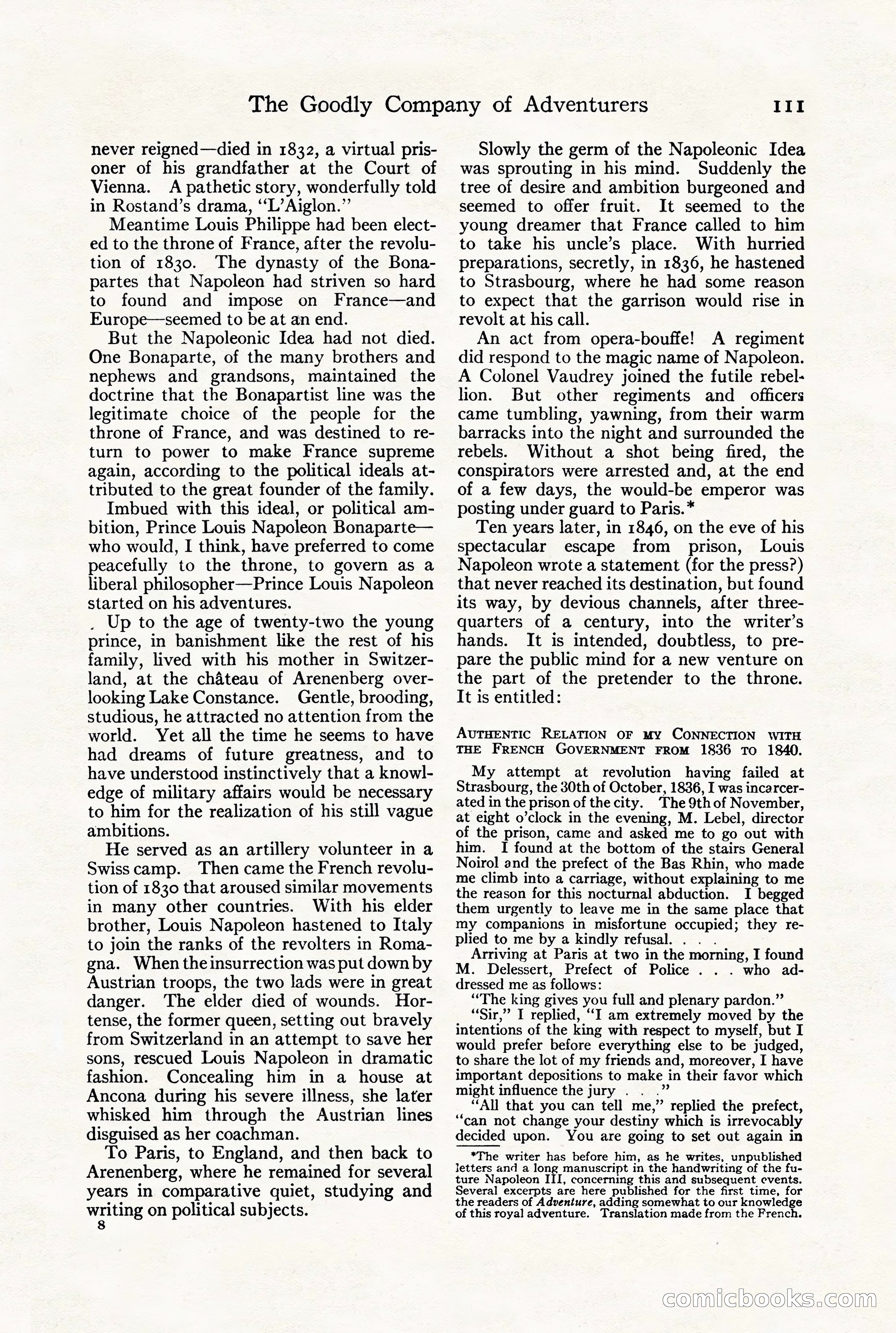 Adventure Magazine, July 23, 1926 — page 115 of 196