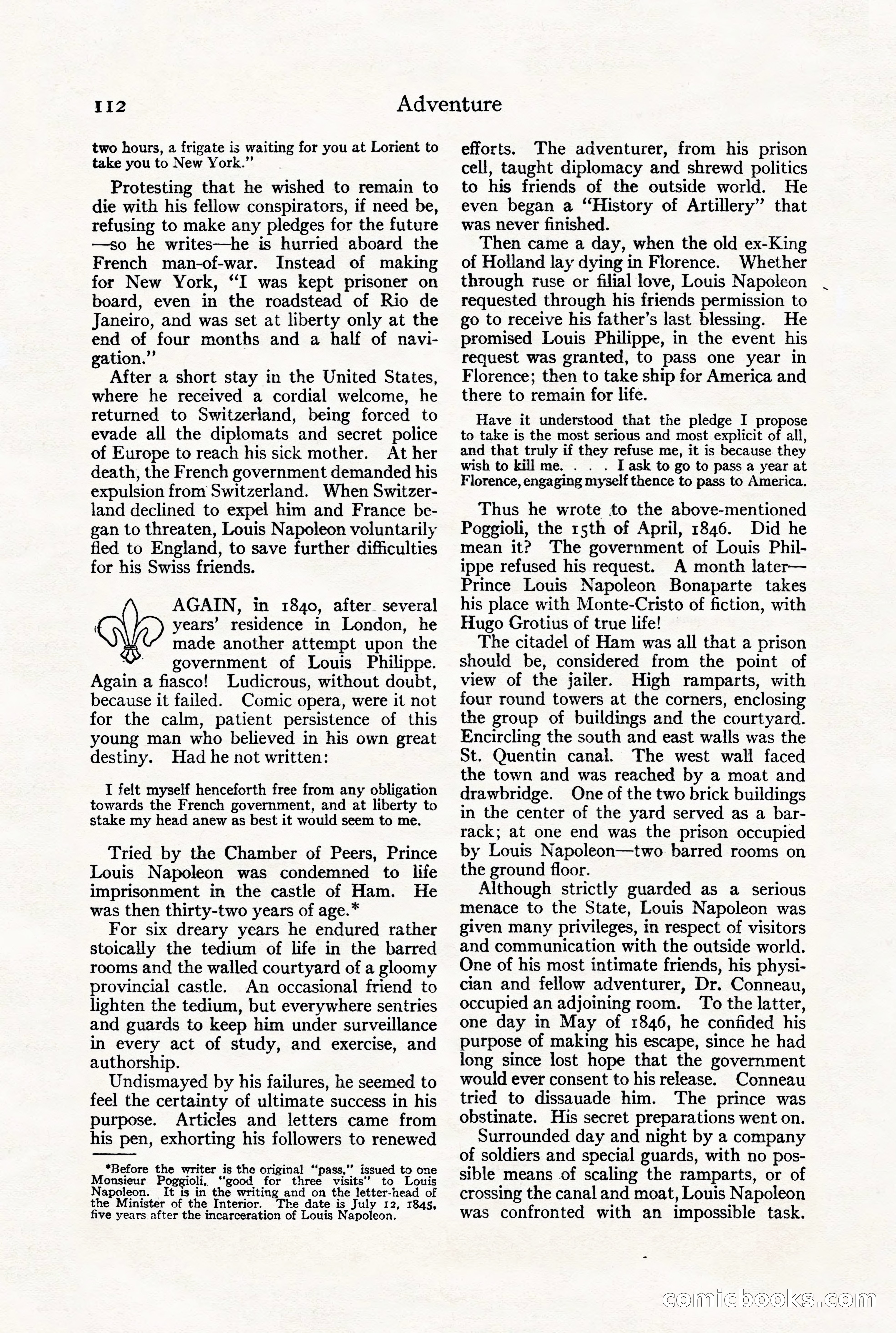Adventure Magazine, July 23, 1926 — page 116 of 196