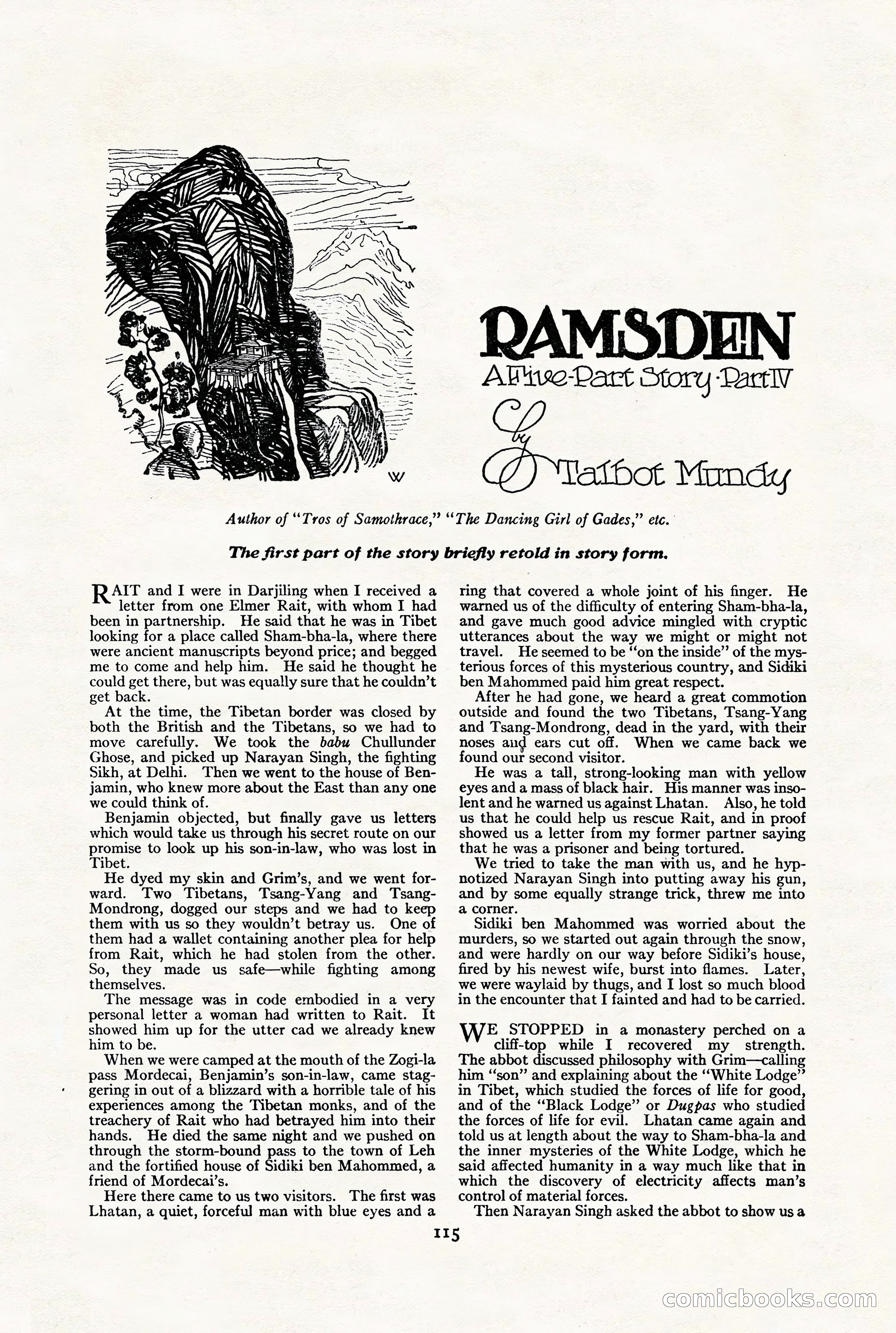 Adventure Magazine, July 23, 1926 — page 119 of 196