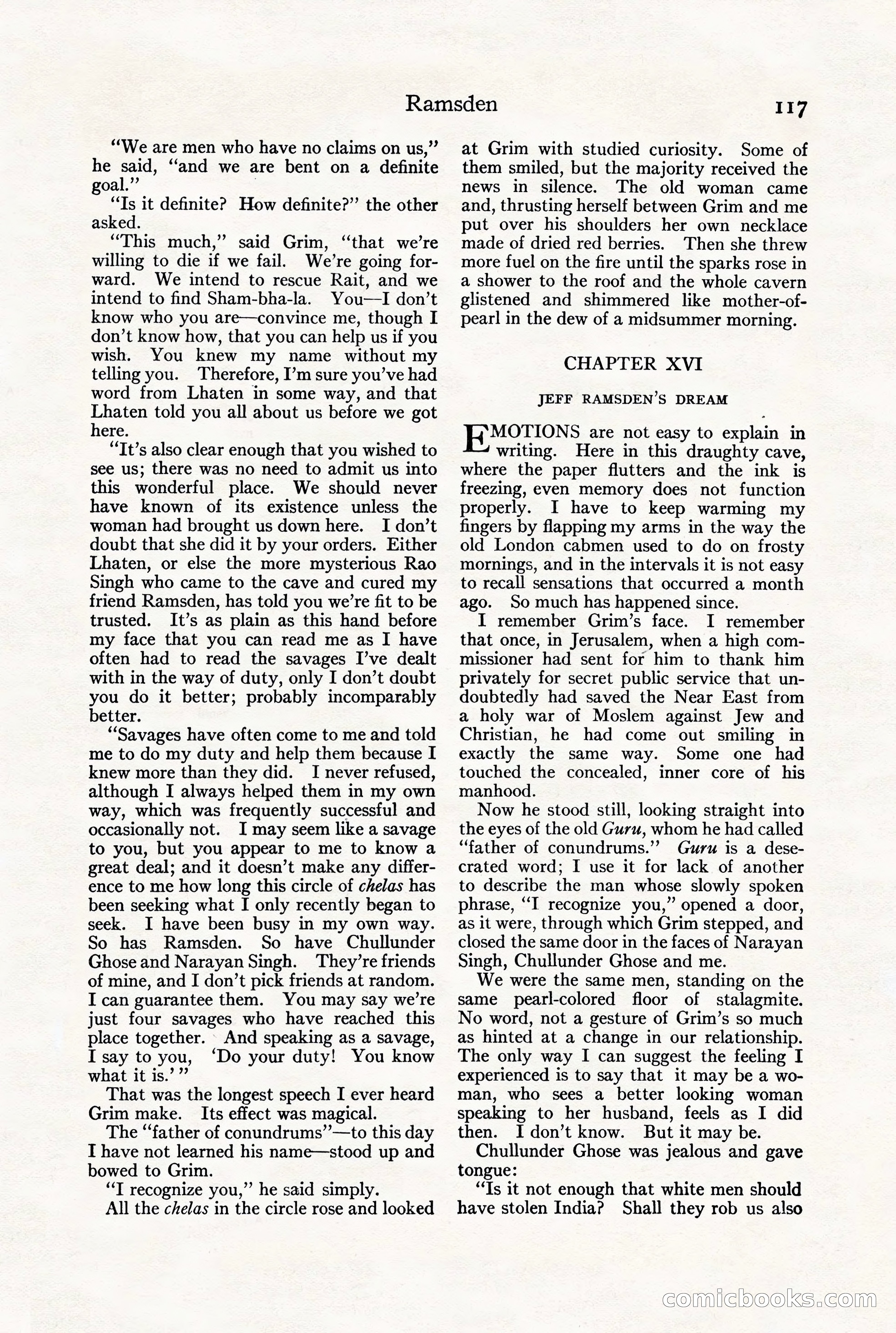 Adventure Magazine, July 23, 1926 — page 121 of 196