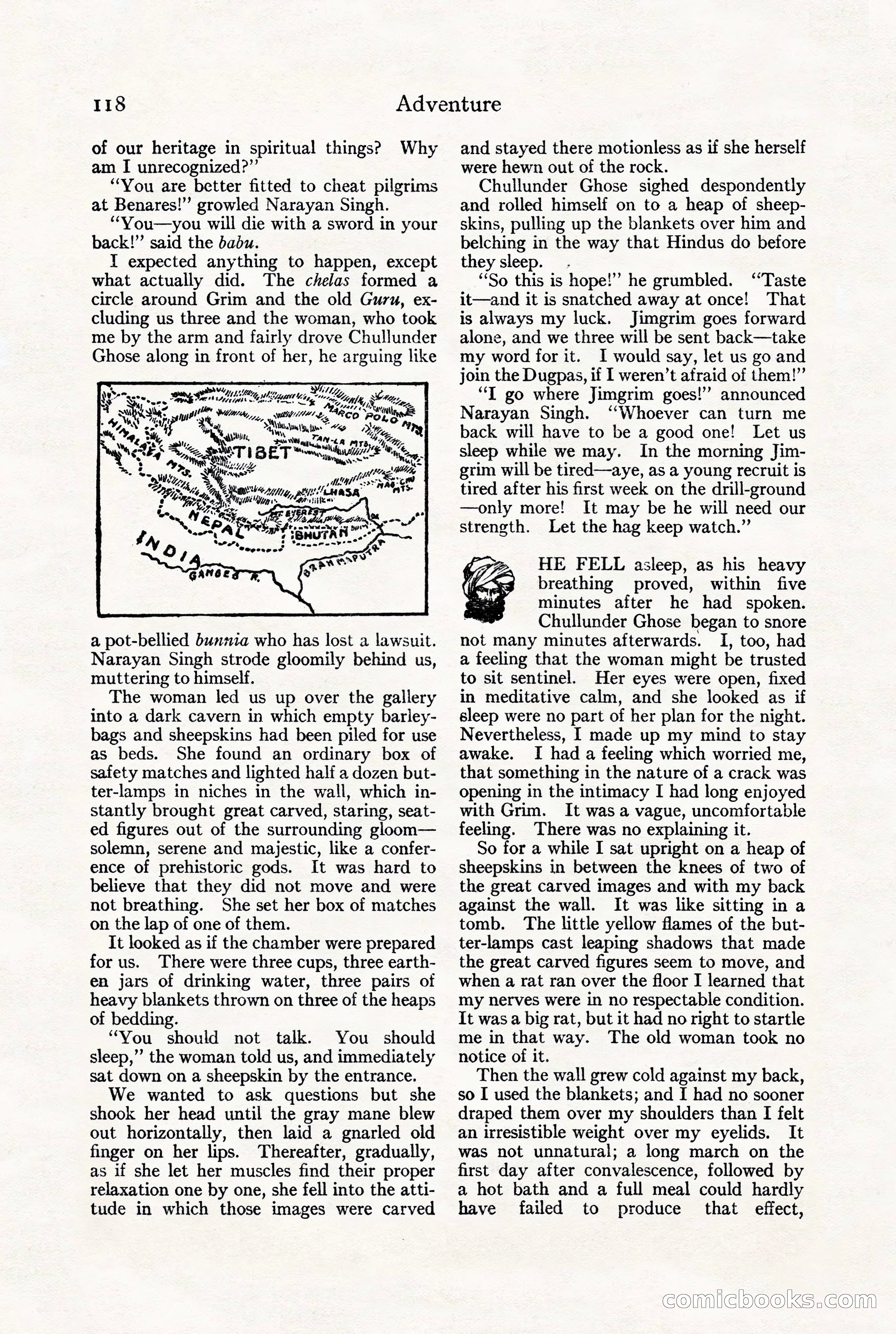 Adventure Magazine, July 23, 1926 — page 122 of 196