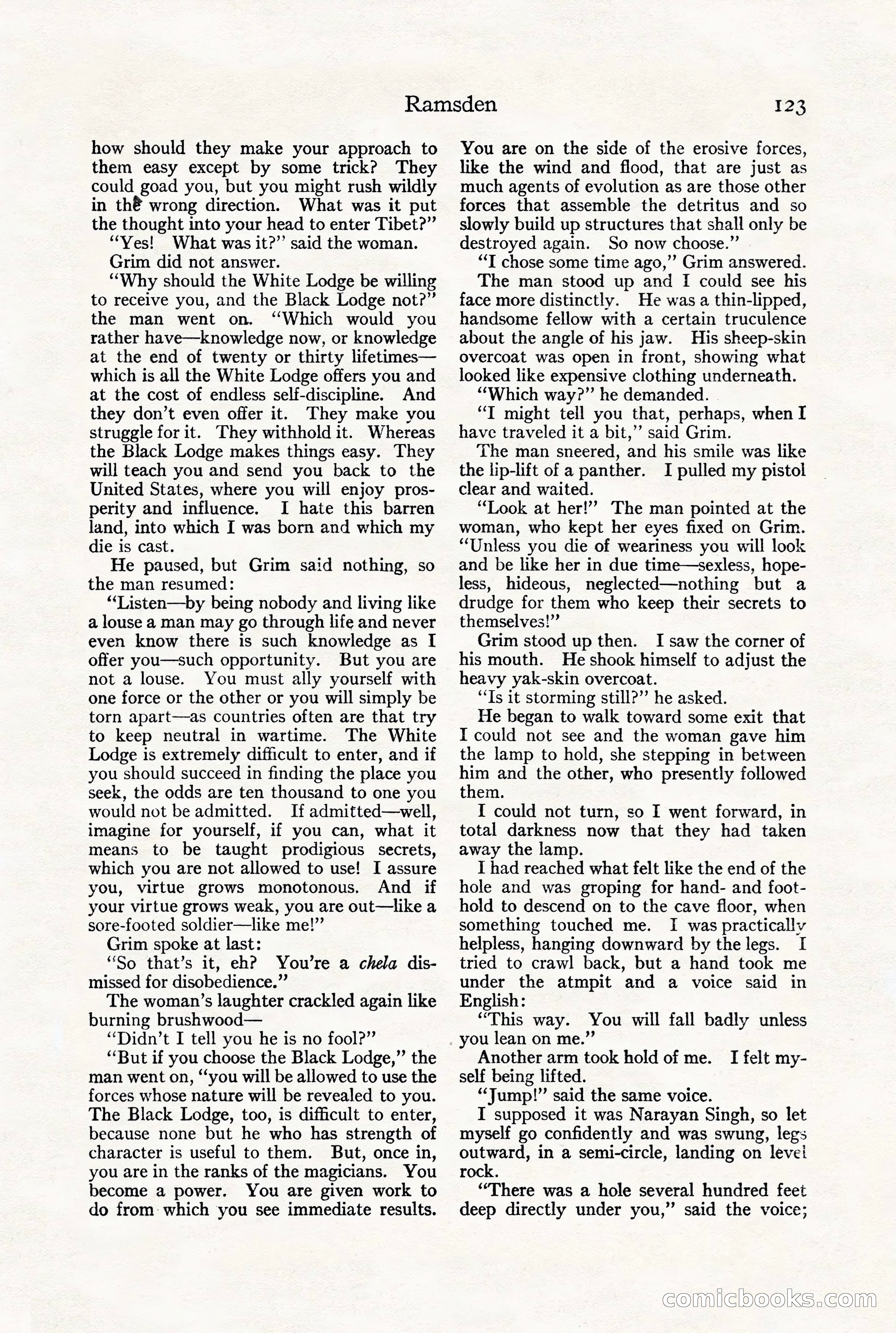Adventure Magazine, July 23, 1926 — page 127 of 196