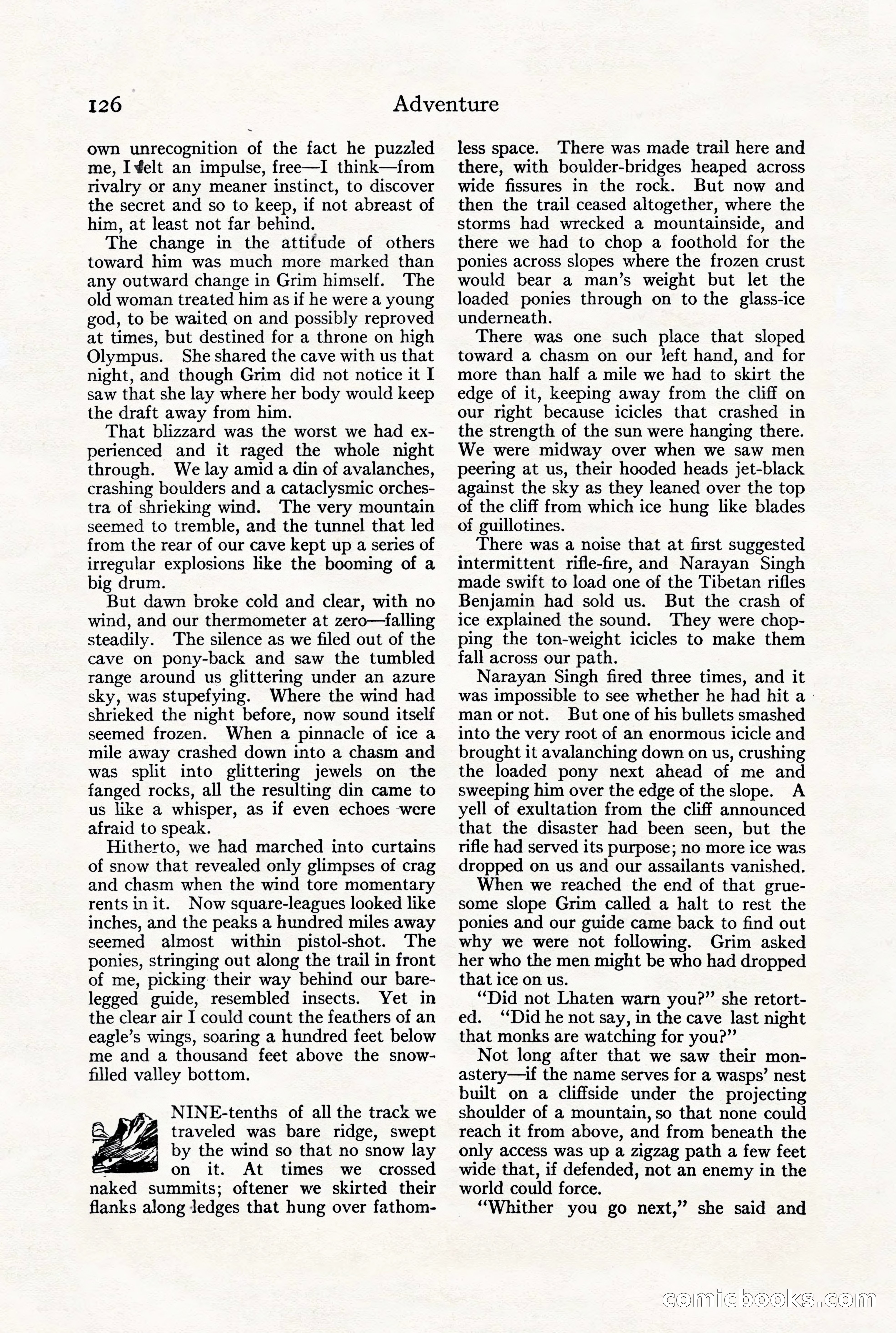 Adventure Magazine, July 23, 1926 — page 130 of 196