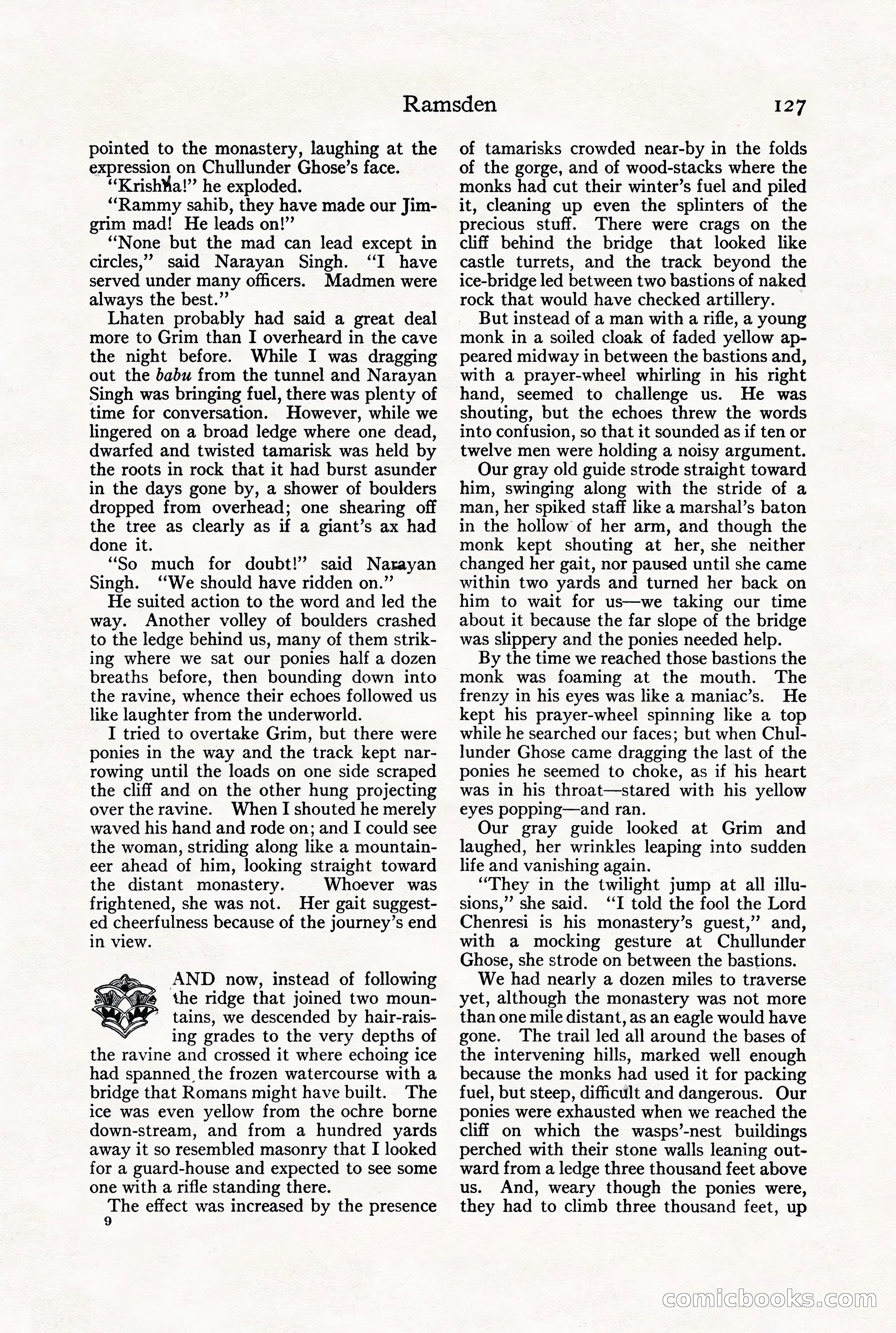 Adventure Magazine, July 23, 1926 — page 131 of 196