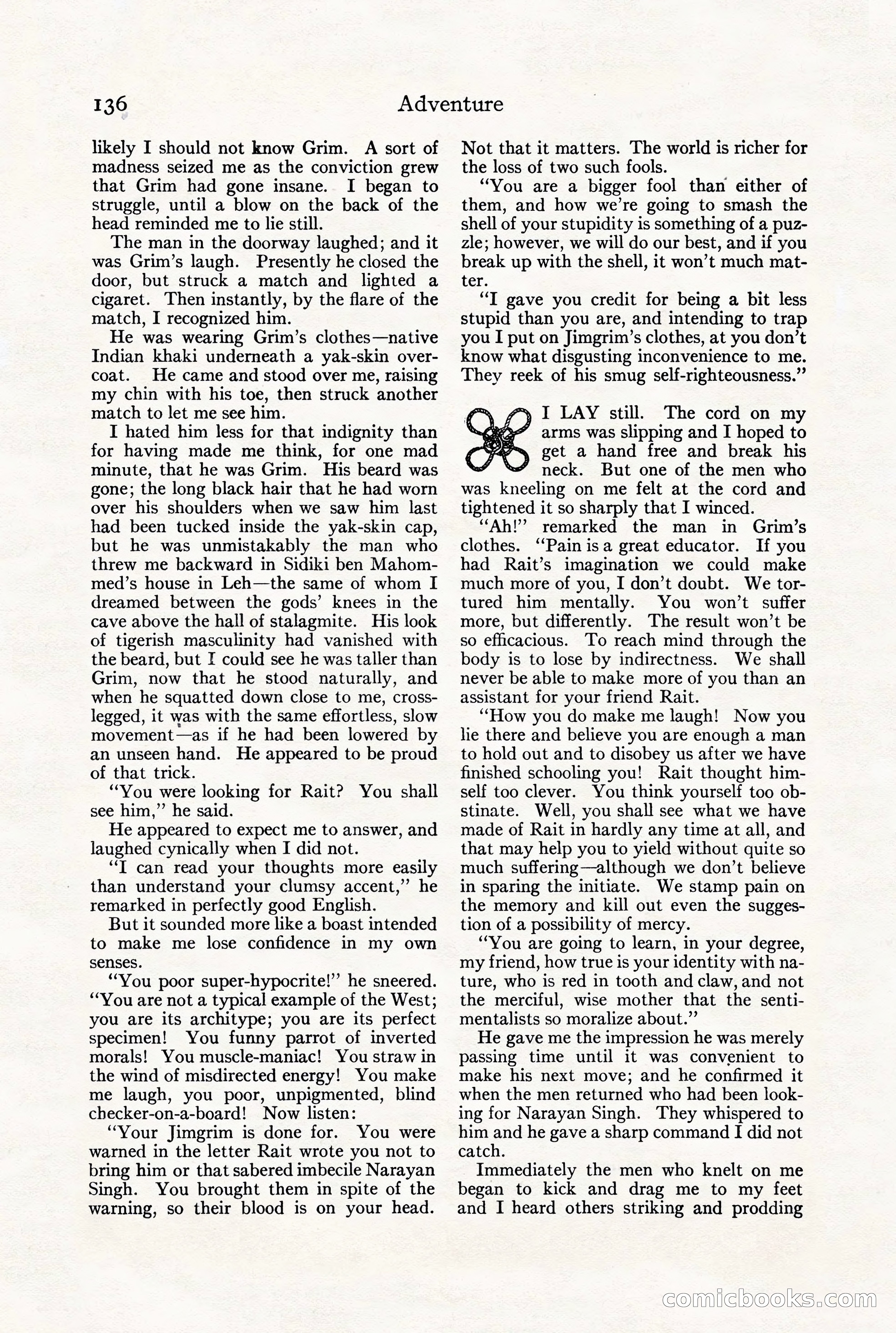Adventure Magazine, July 23, 1926 — page 140 of 196