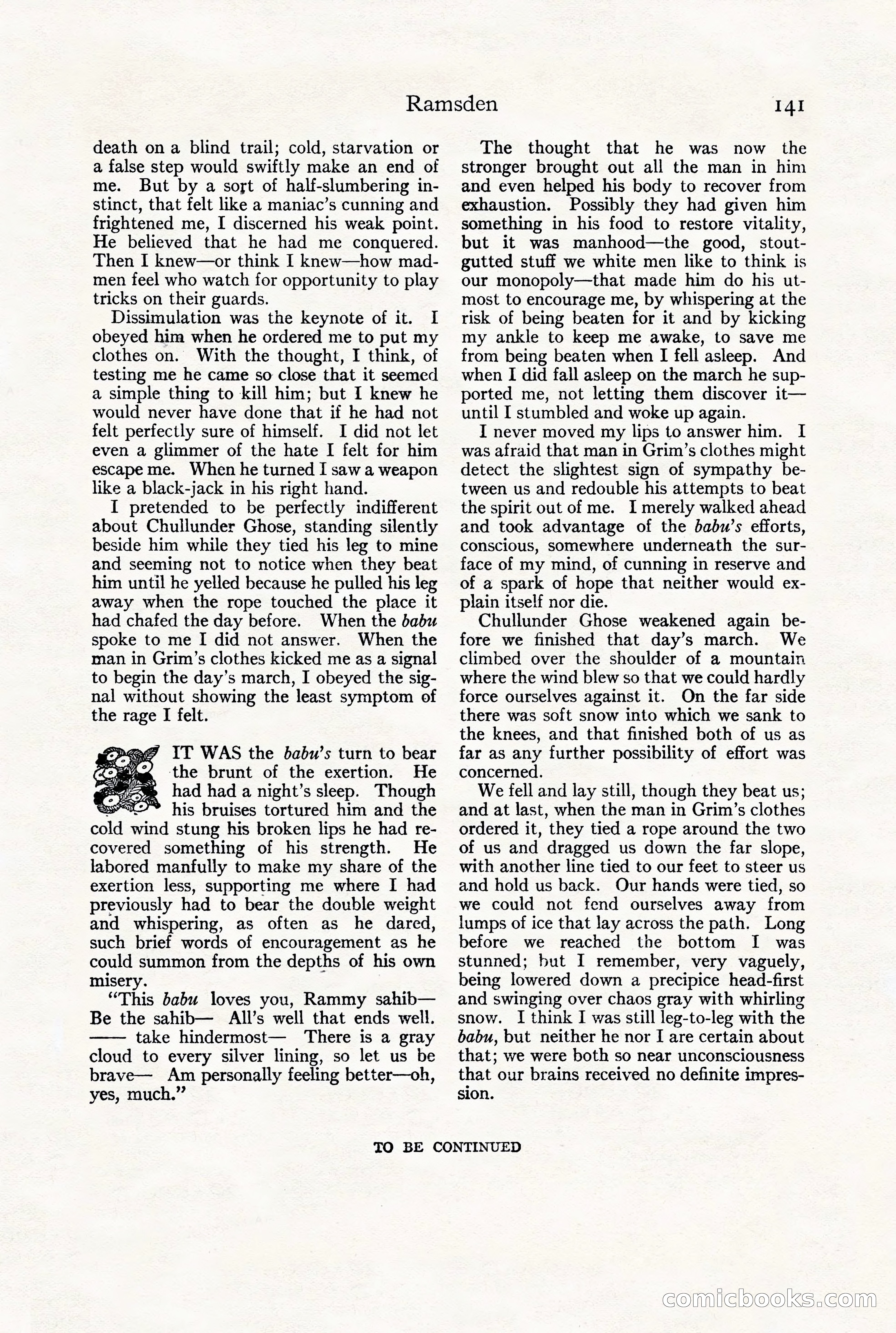 Adventure Magazine, July 23, 1926 — page 145 of 196