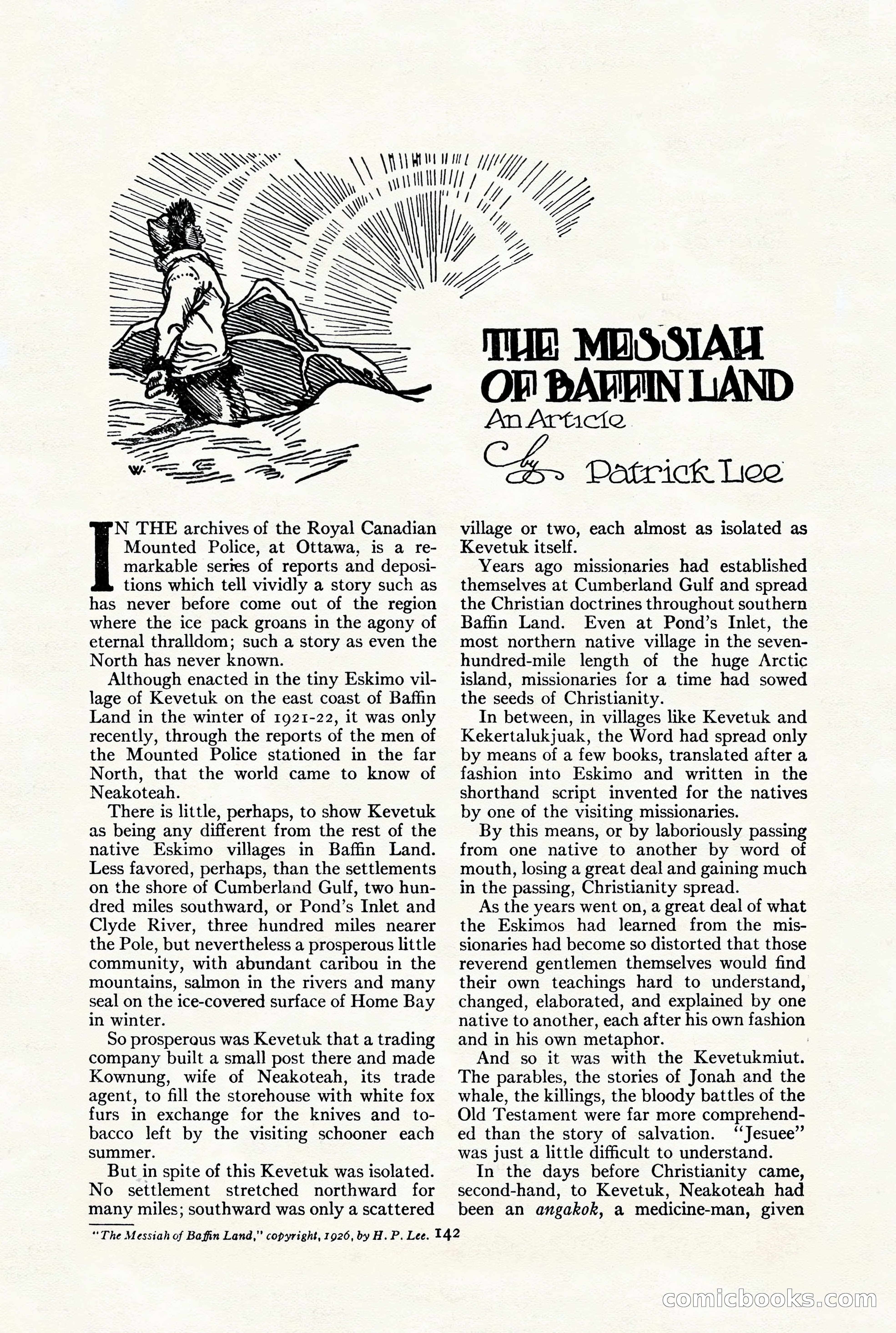 Adventure Magazine, July 23, 1926 — page 146 of 196