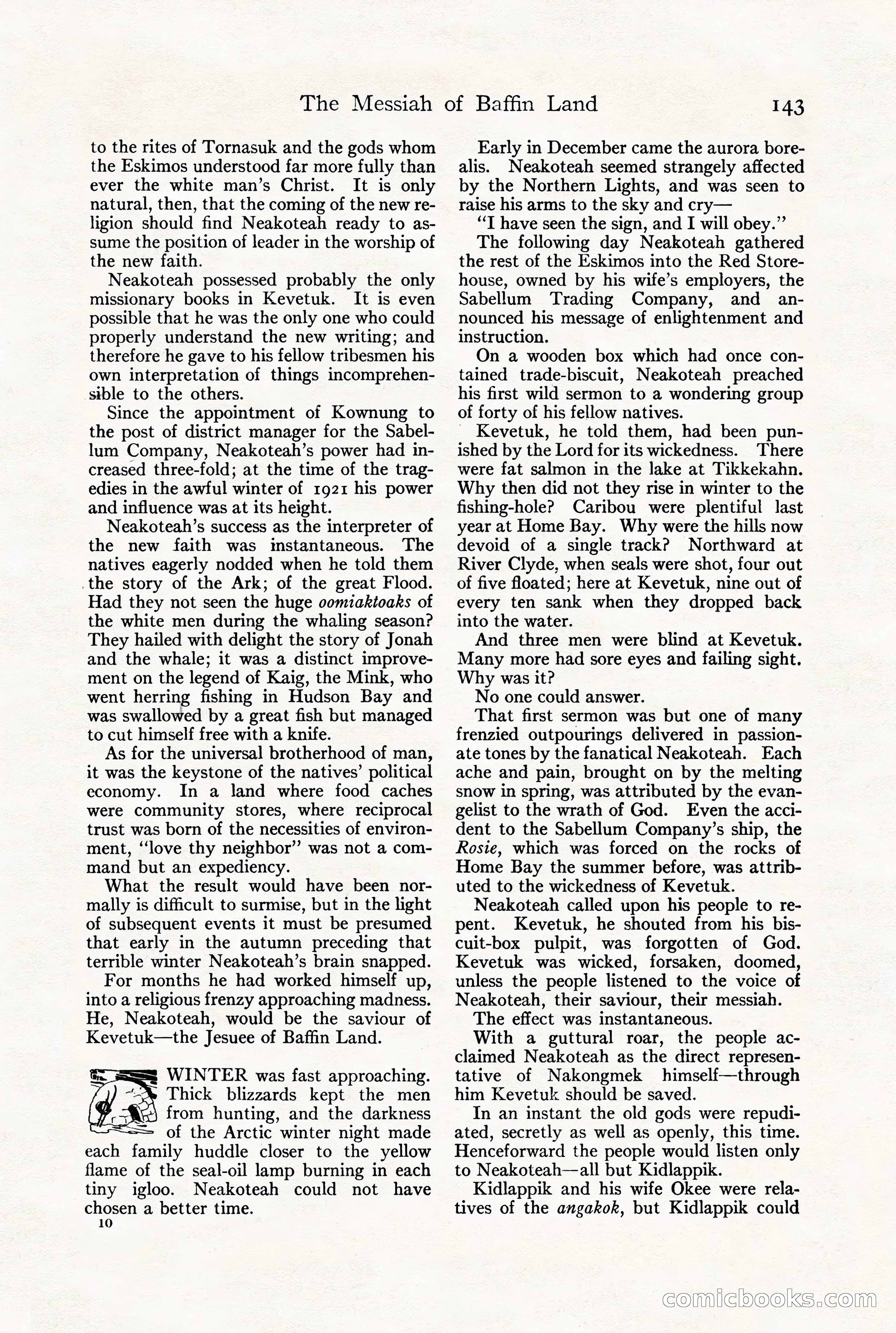 Adventure Magazine, July 23, 1926 — page 147 of 196