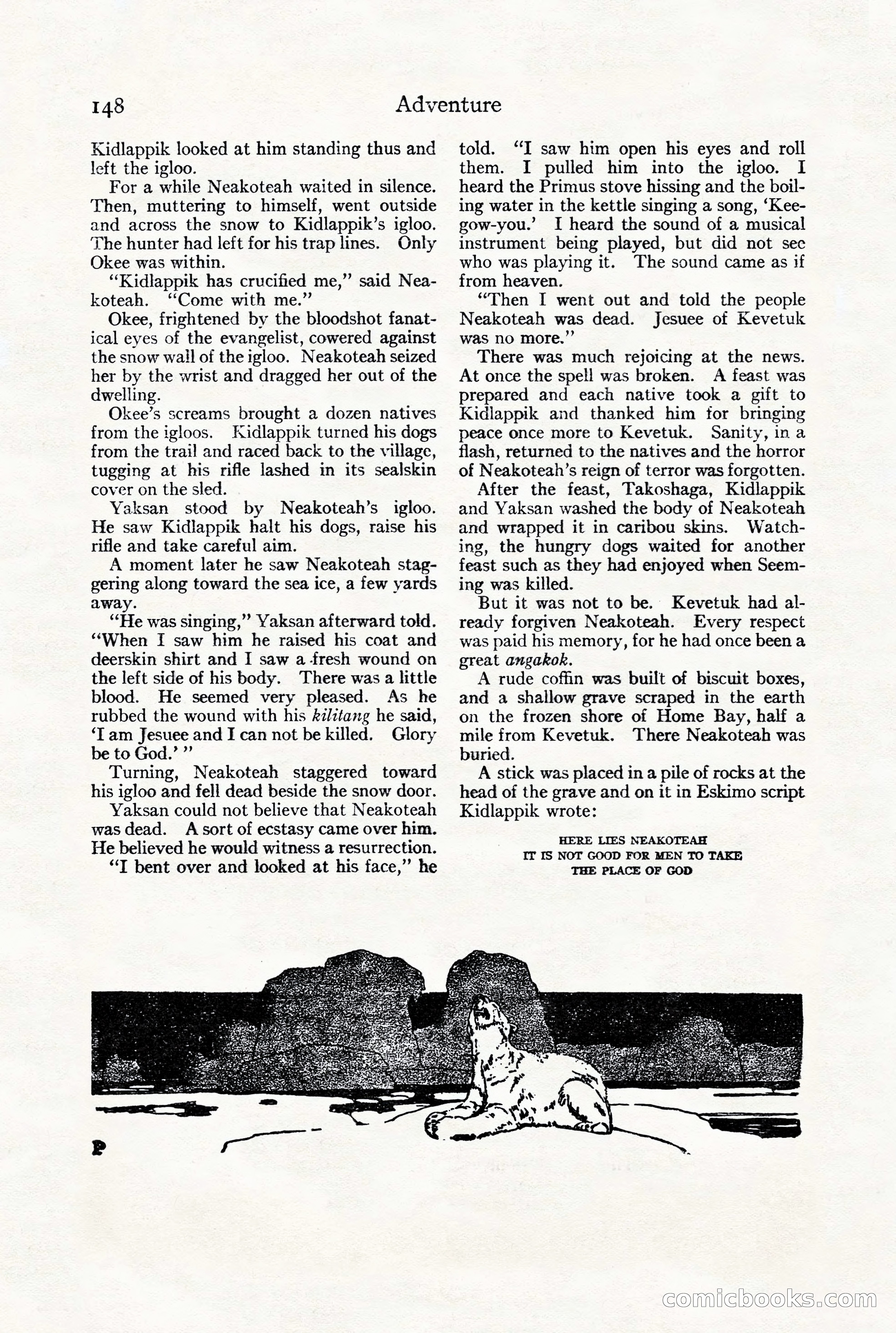 Adventure Magazine, July 23, 1926 — page 152 of 196