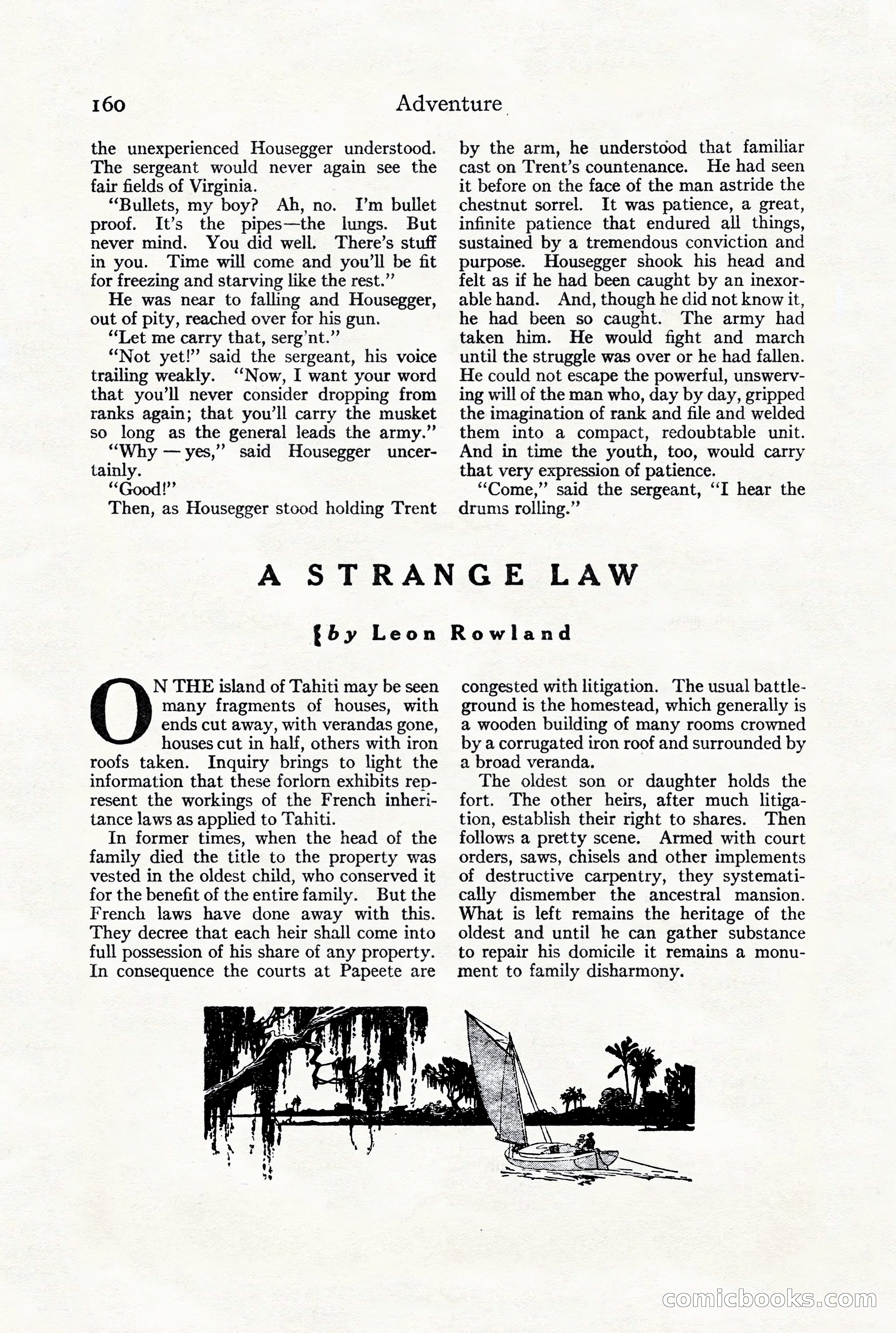 Adventure Magazine, July 23, 1926 — page 164 of 196