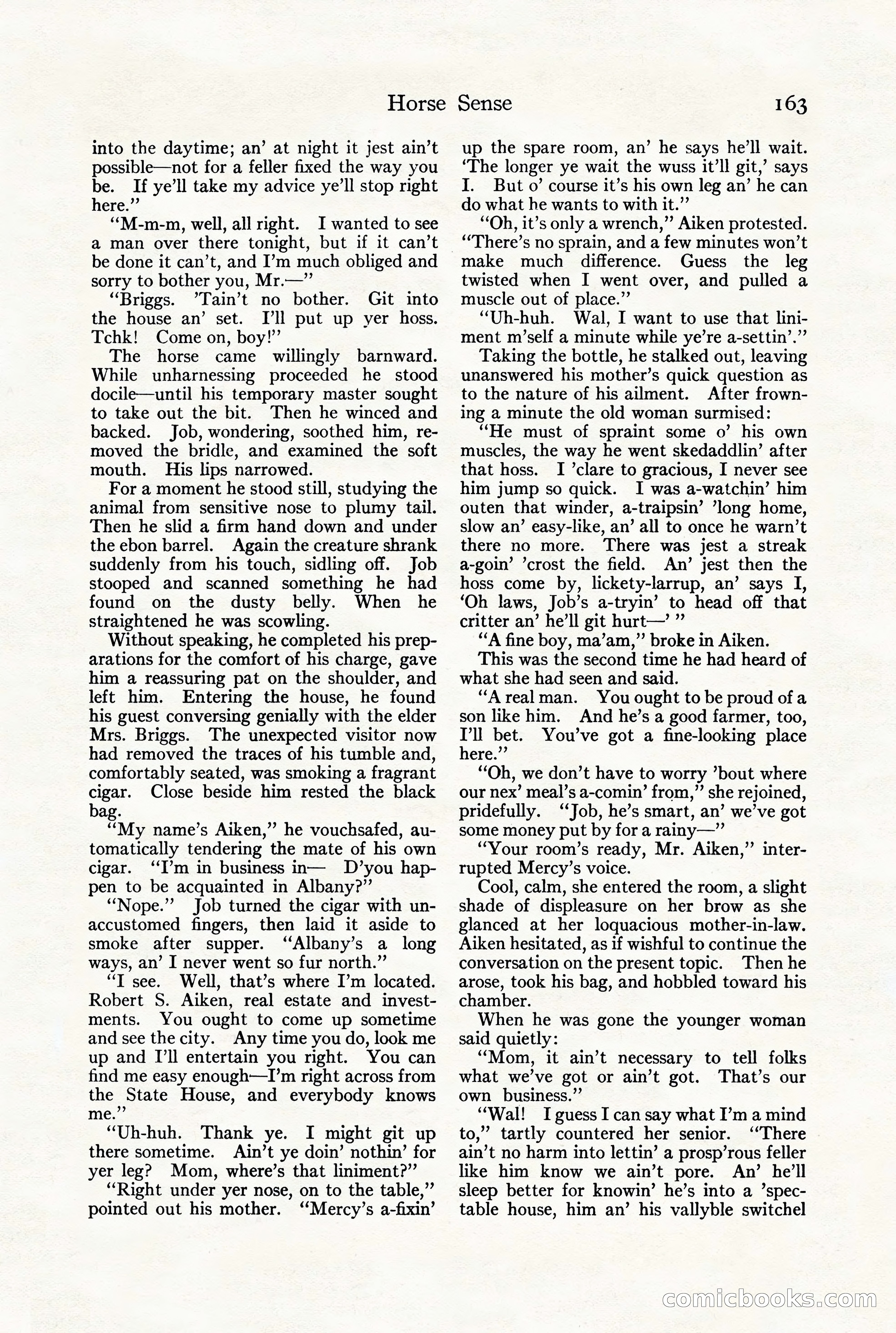 Adventure Magazine, July 23, 1926 — page 167 of 196