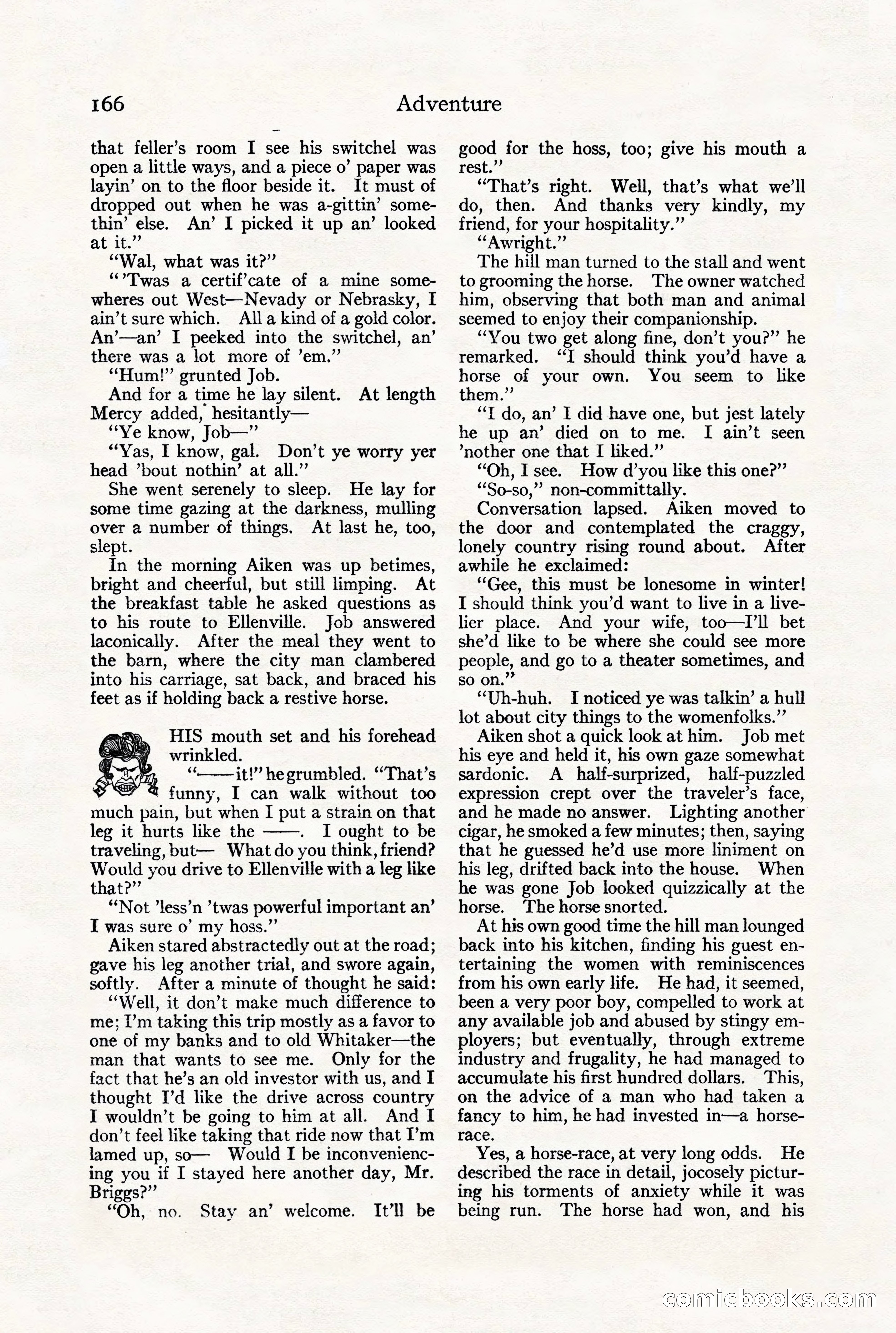 Adventure Magazine, July 23, 1926 — page 170 of 196