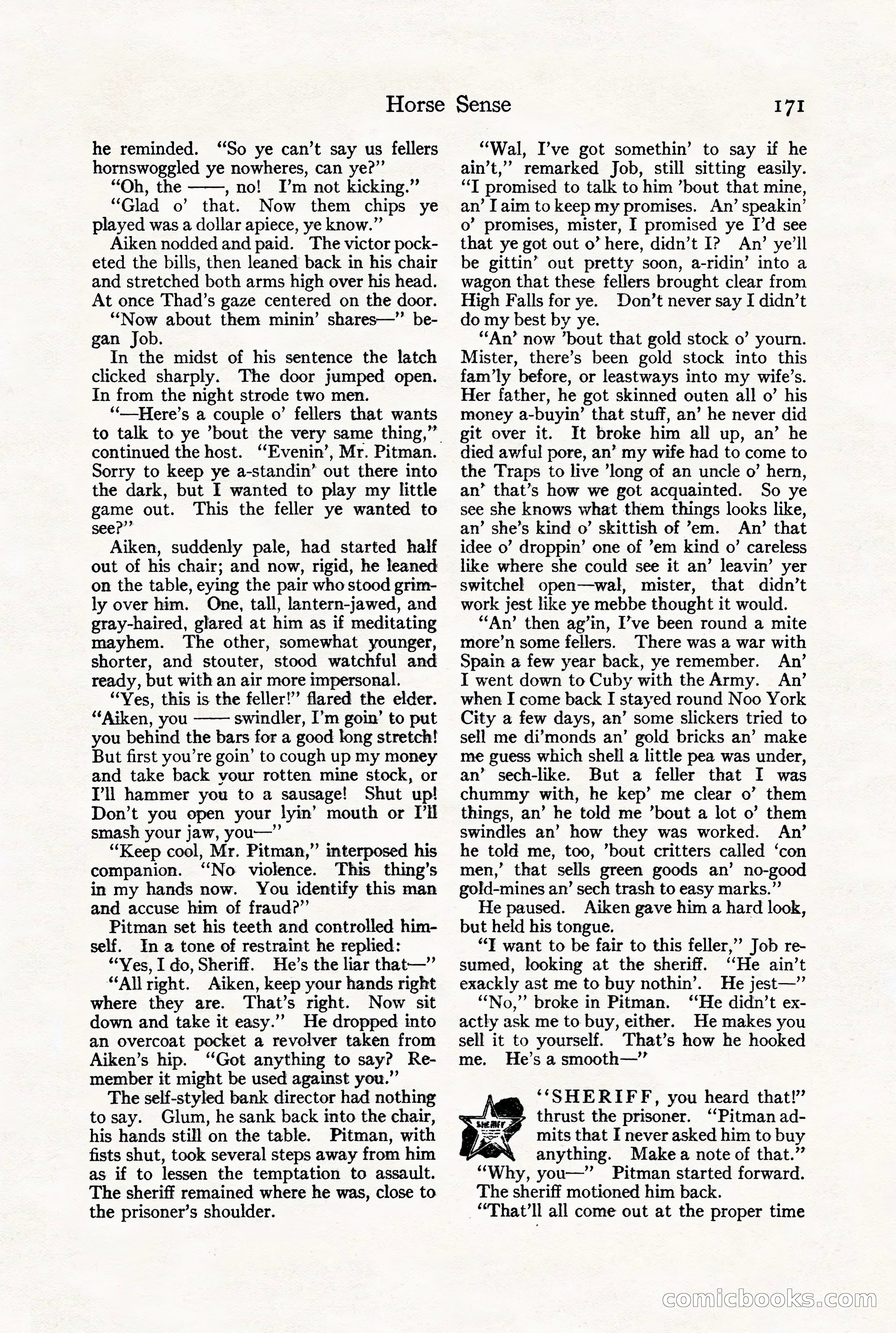 Adventure Magazine, July 23, 1926 — page 175 of 196