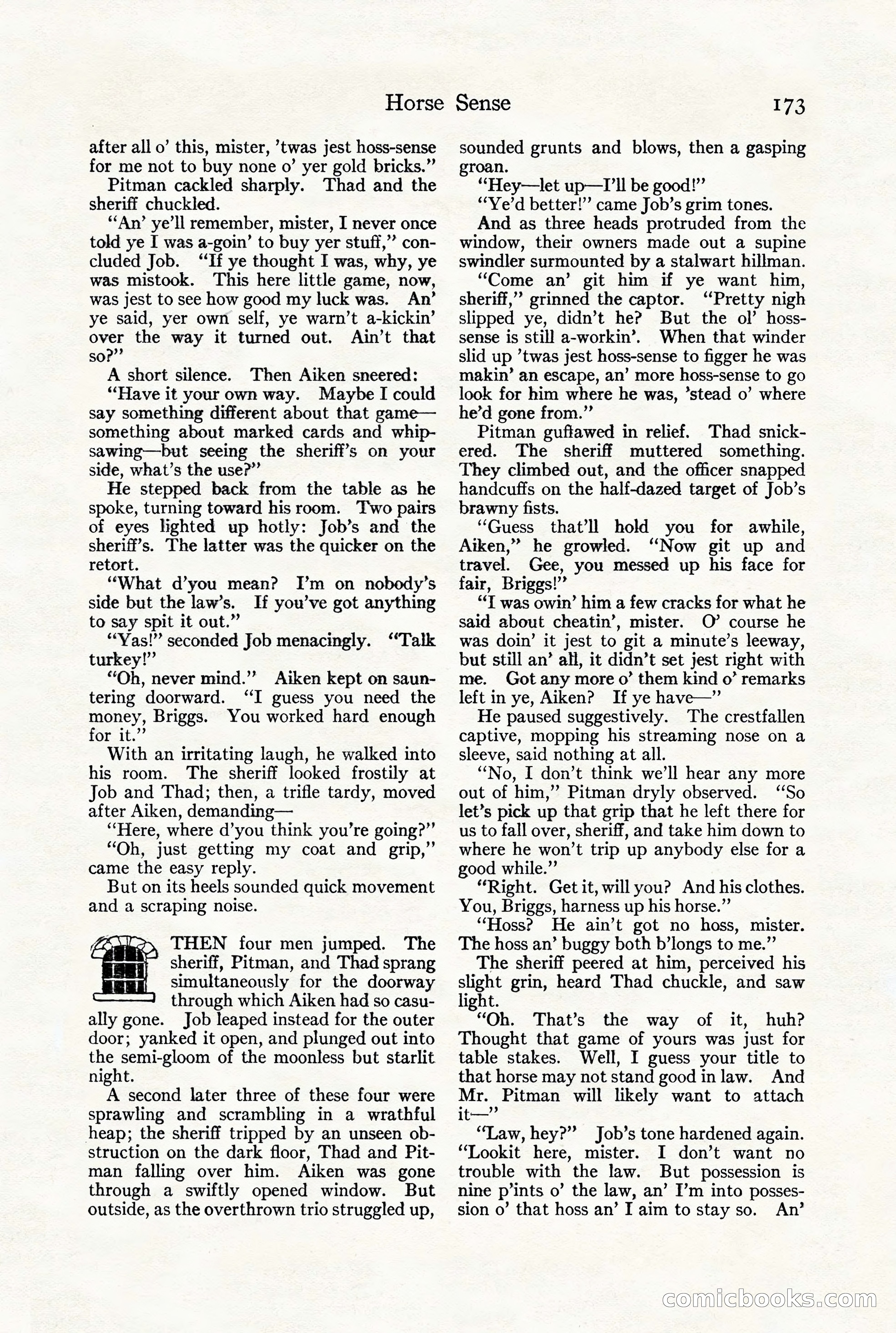 Adventure Magazine, July 23, 1926 — page 177 of 196