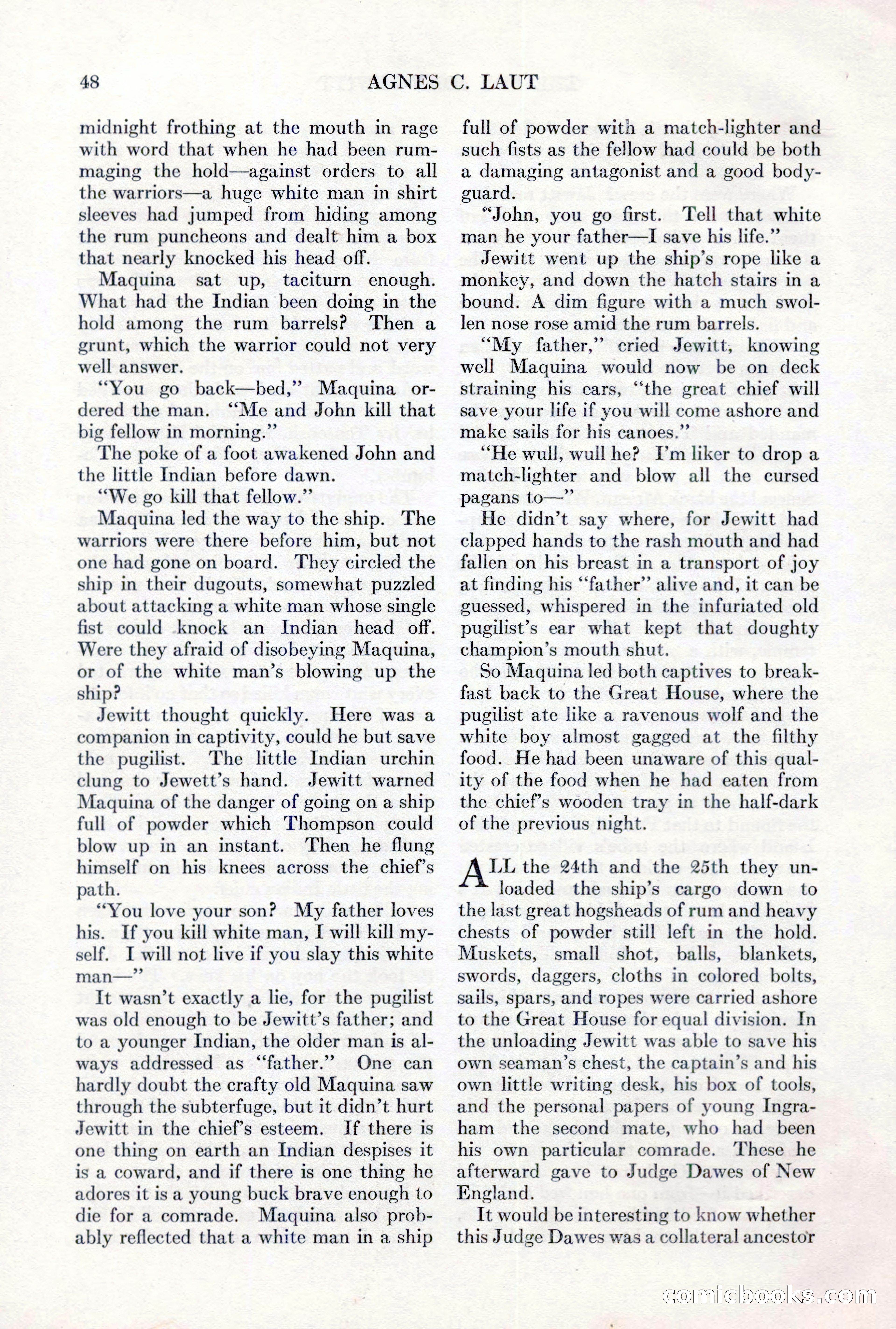 Adventure, February 1, 1927 — page 56 of 226