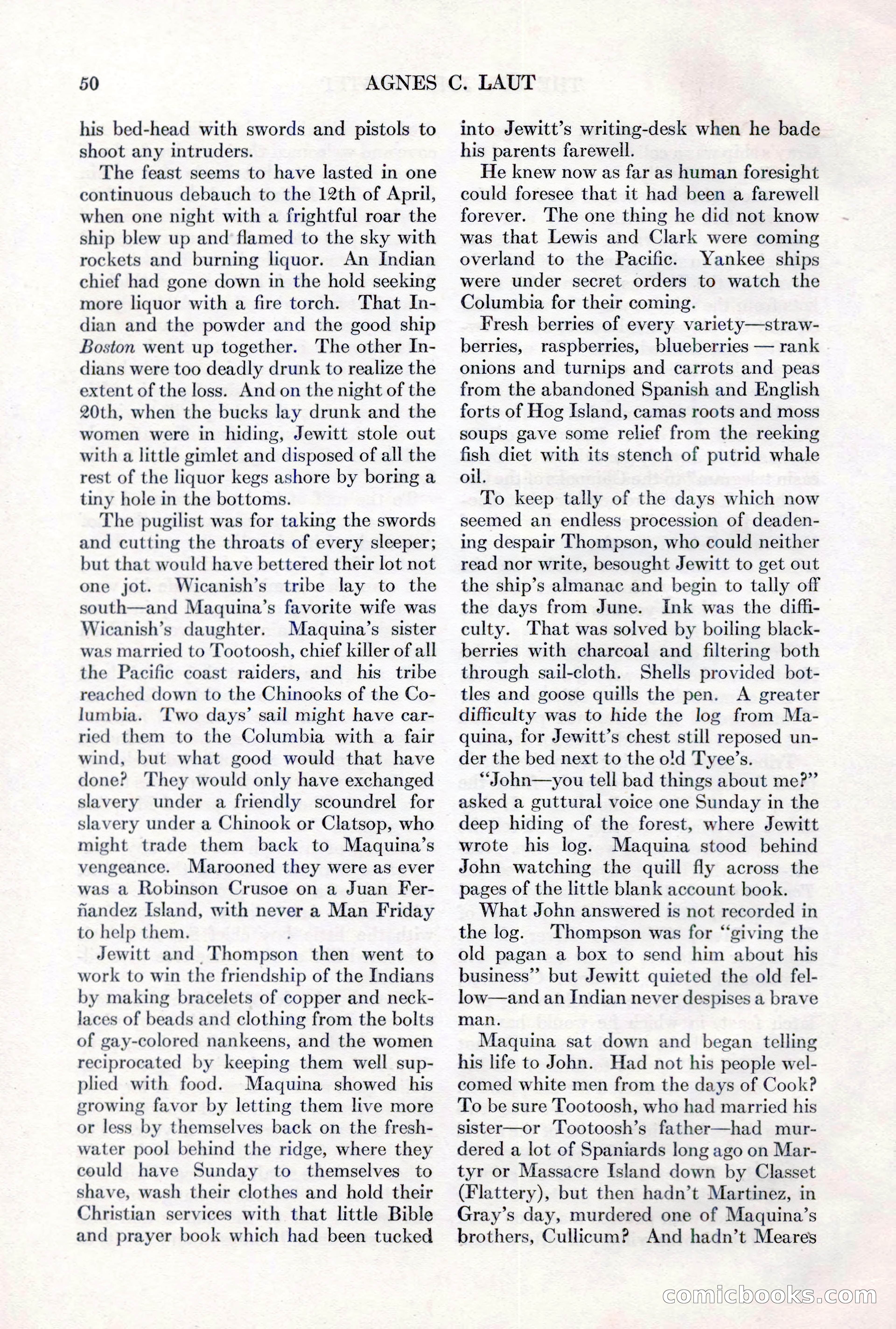 Adventure, February 1, 1927 — page 58 of 226