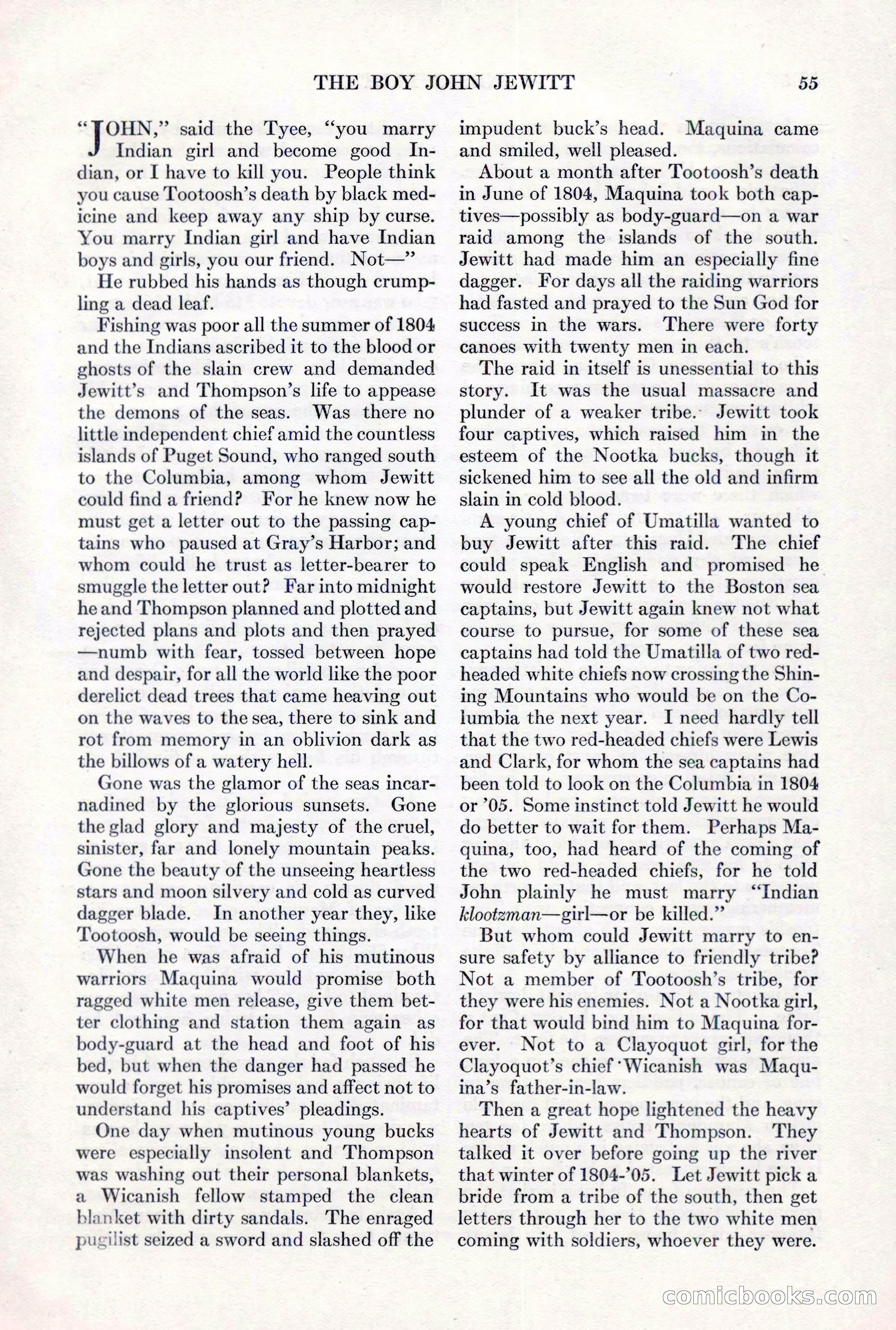 Adventure, February 1, 1927 — page 63 of 226