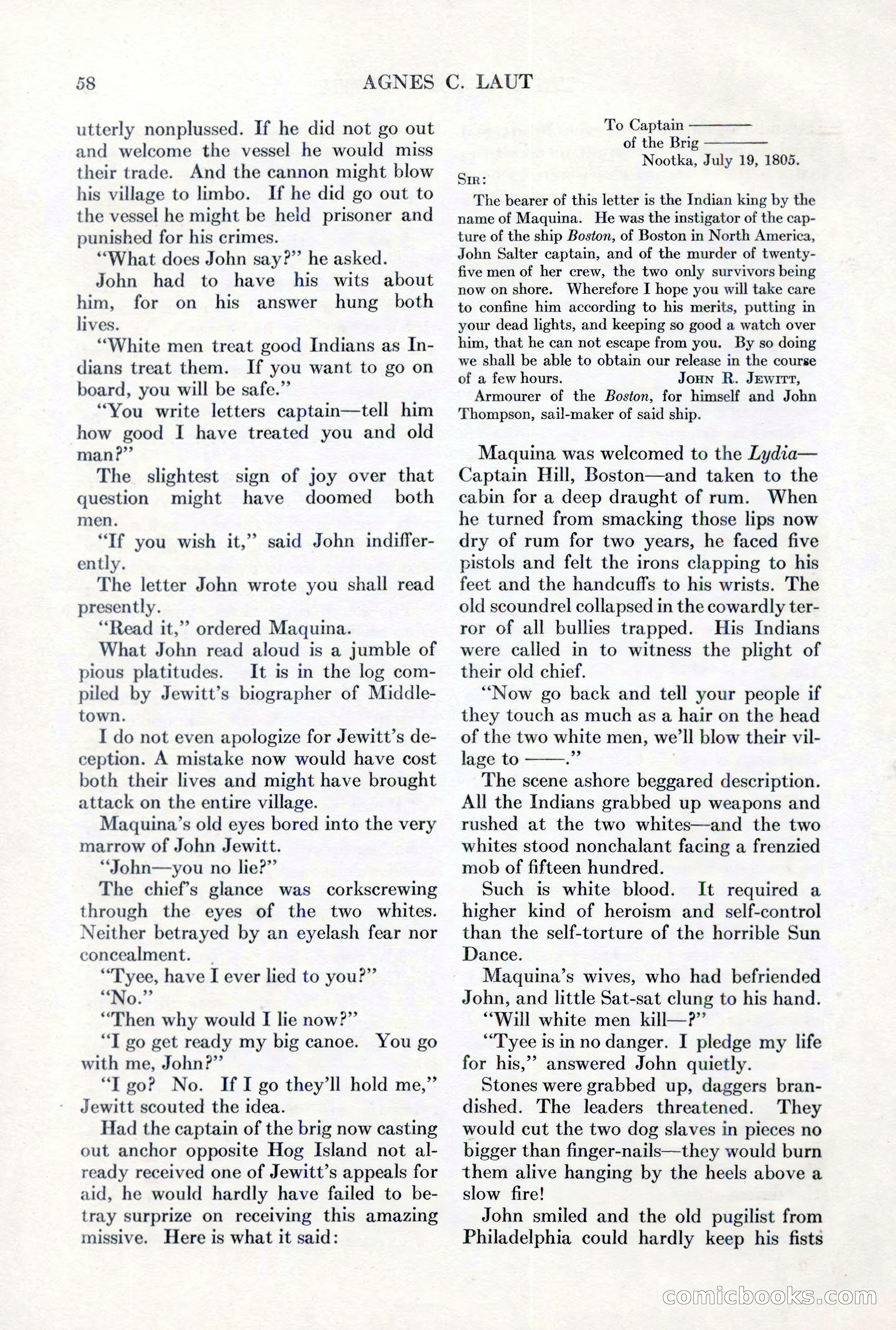 Adventure, February 1, 1927 — page 66 of 226