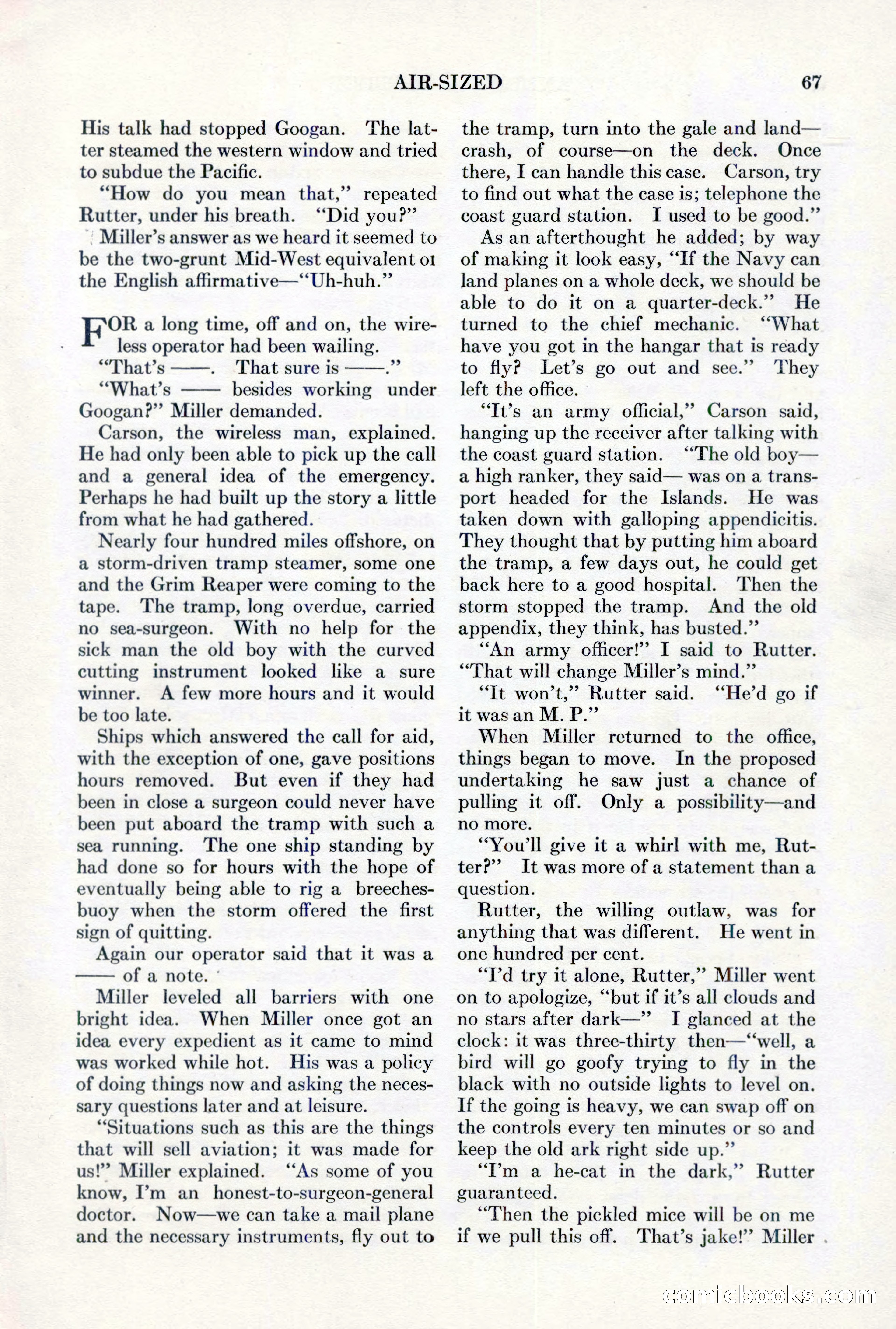 Adventure, February 1, 1927 — page 75 of 226