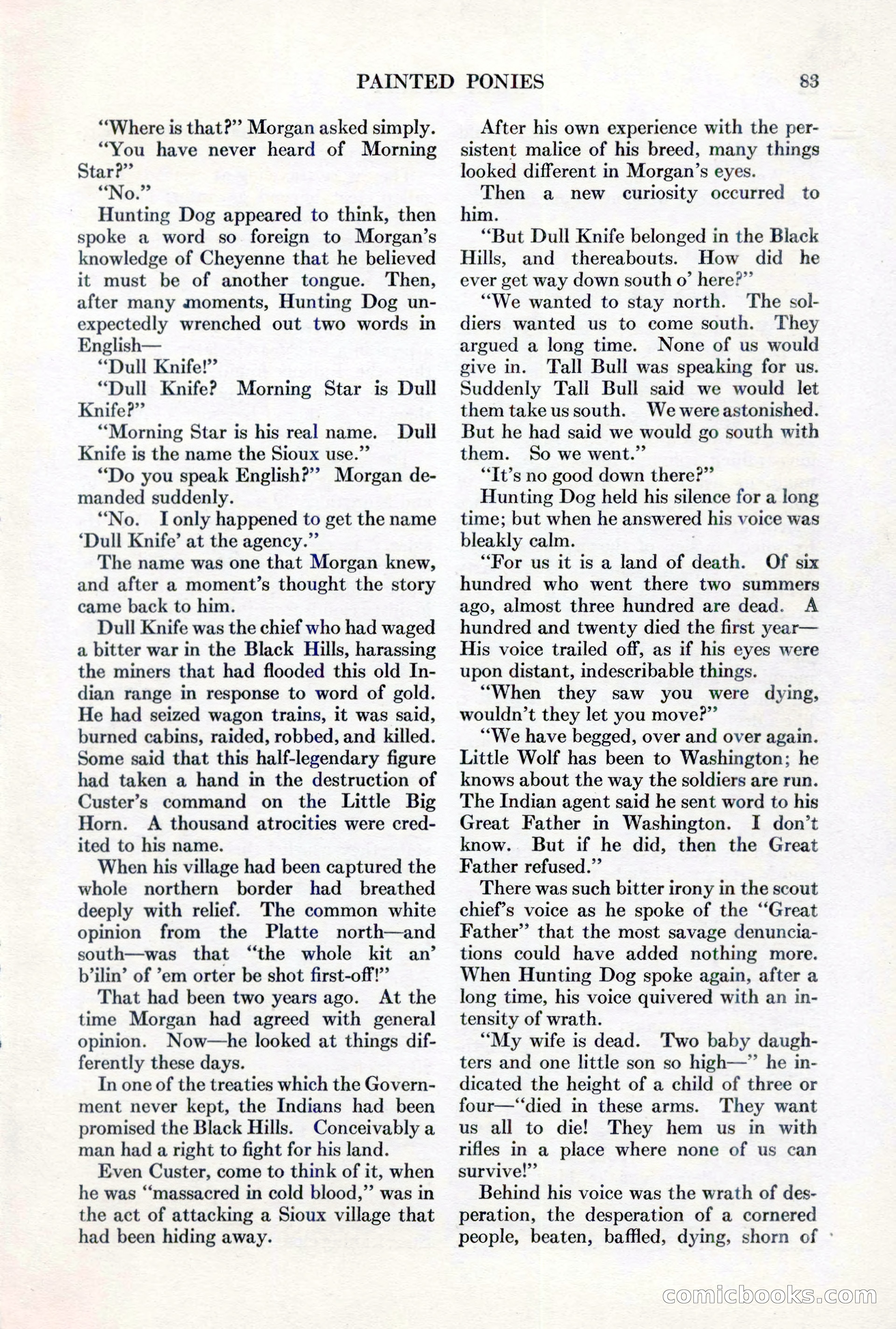 Adventure, February 1, 1927 — page 91 of 226