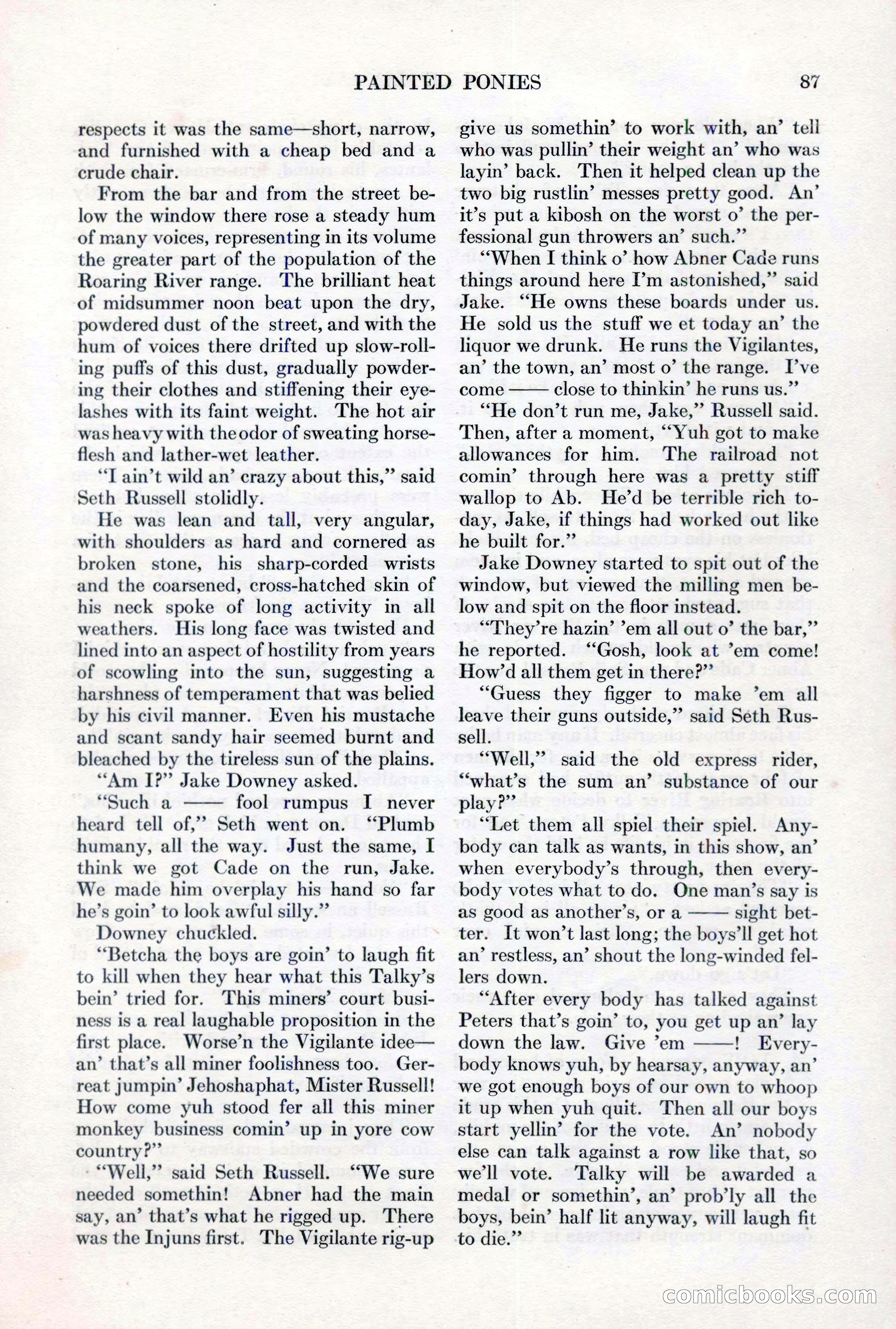 Adventure, February 1, 1927 — page 95 of 226
