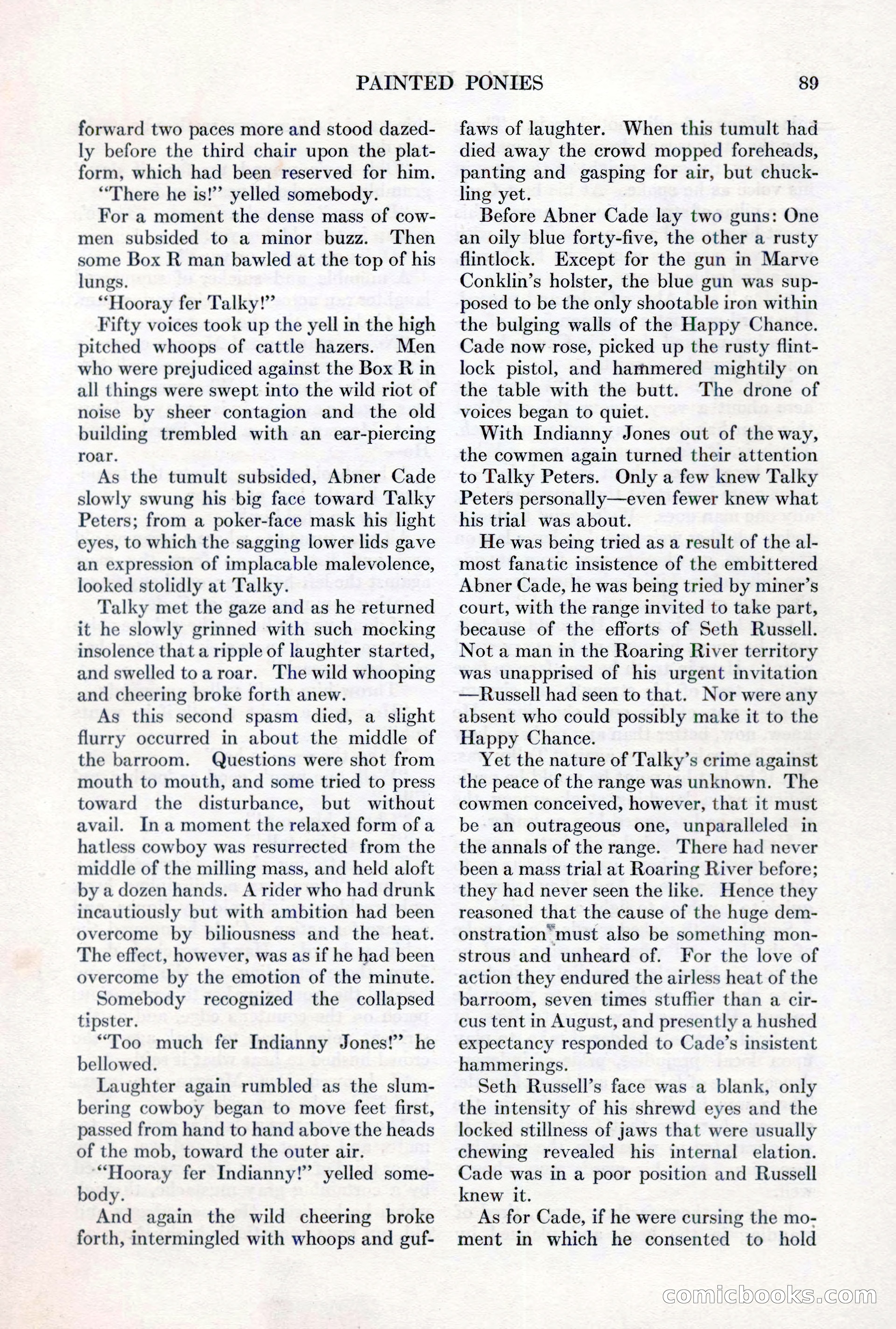 Adventure, February 1, 1927 — page 97 of 226