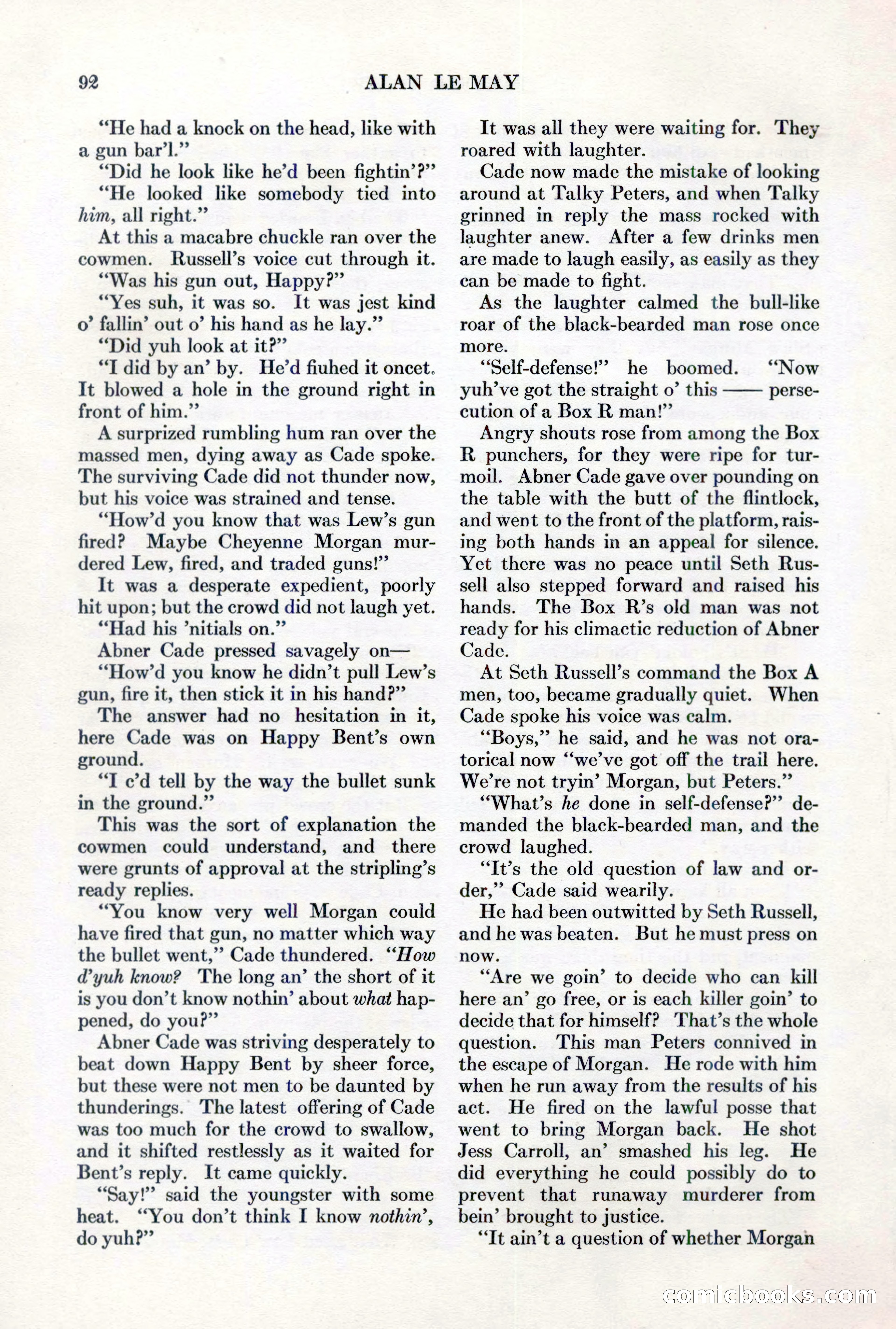 Adventure, February 1, 1927 — page 100 of 226