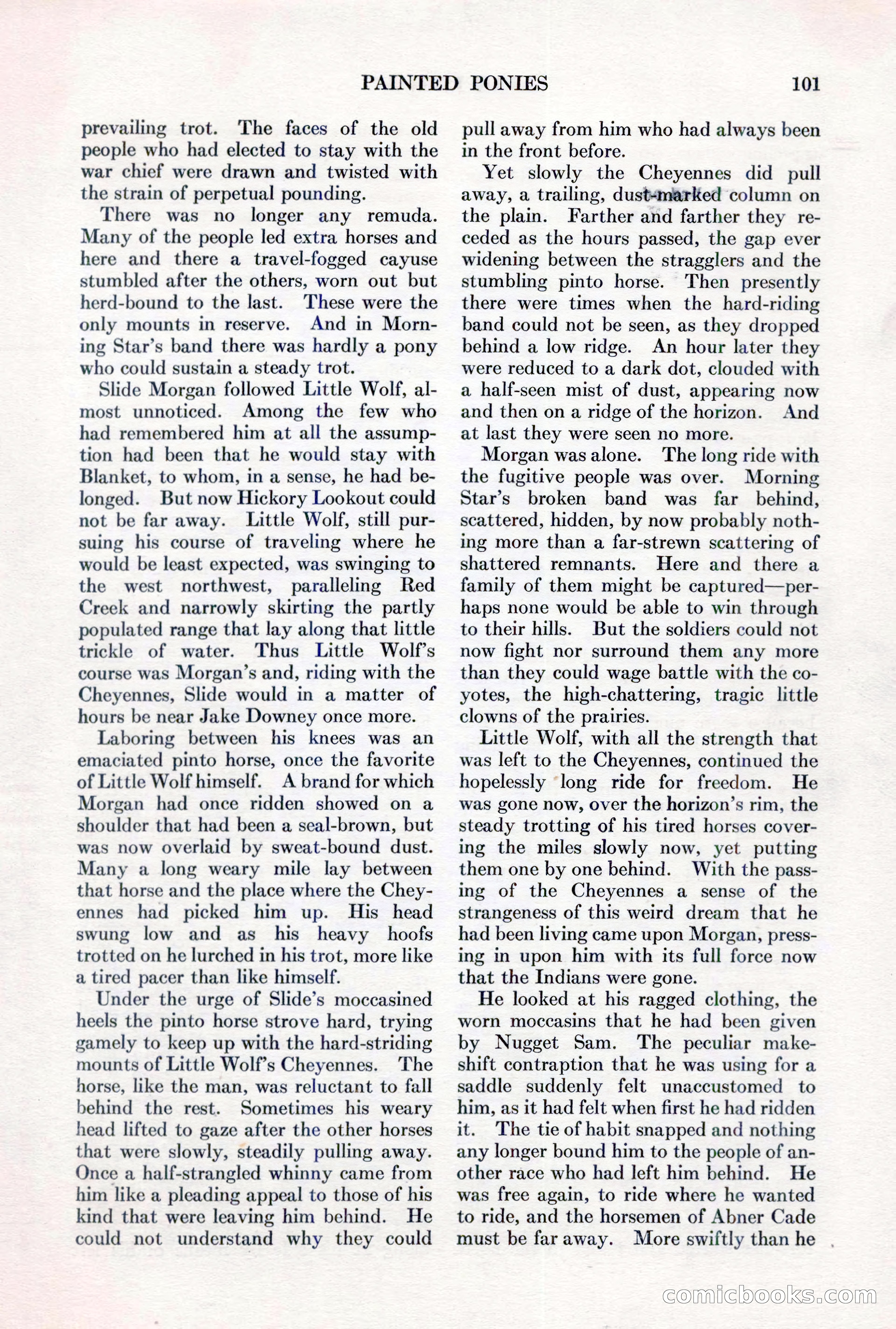 Adventure, February 1, 1927 — page 109 of 226