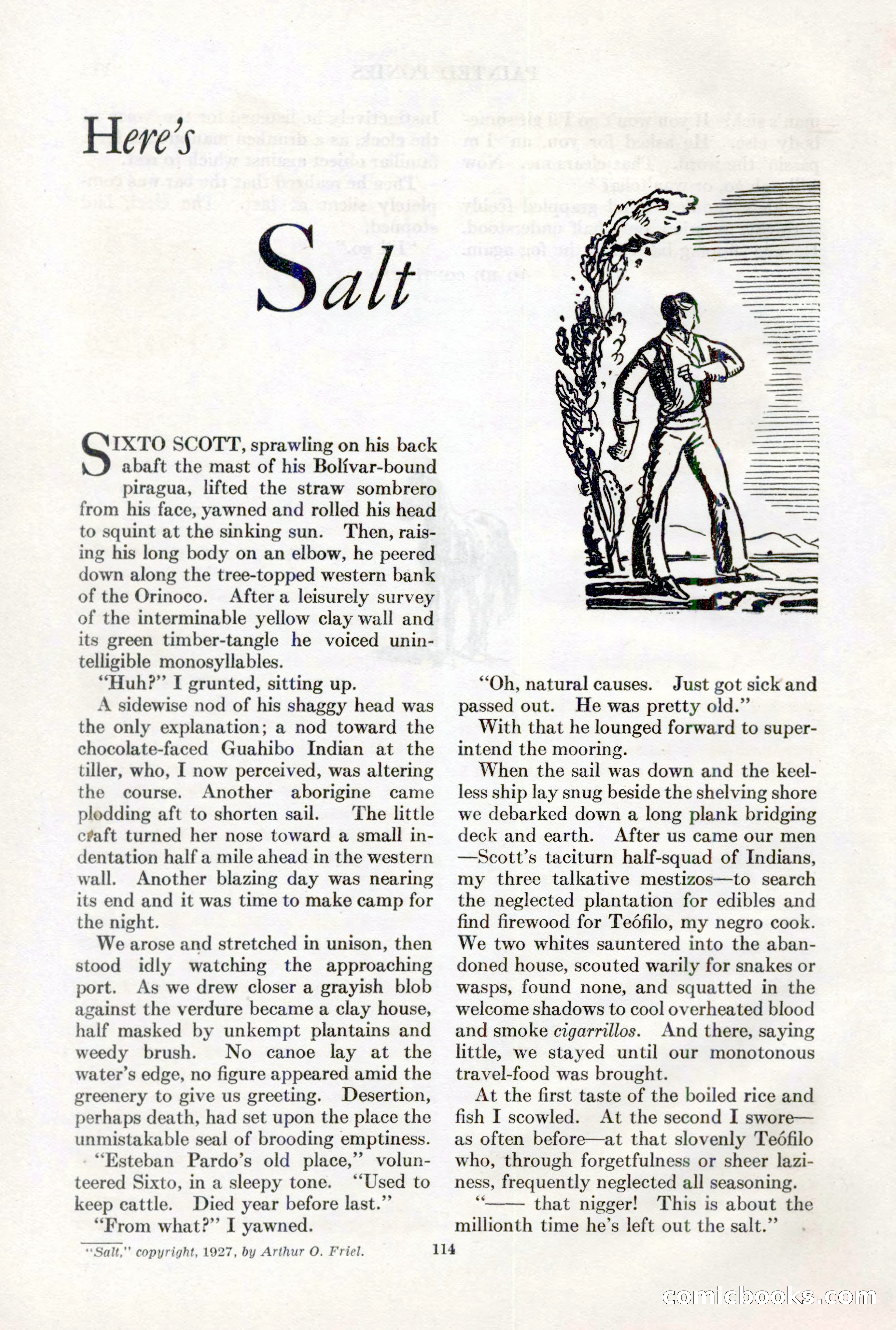 Adventure, February 1, 1927 — page 122 of 226