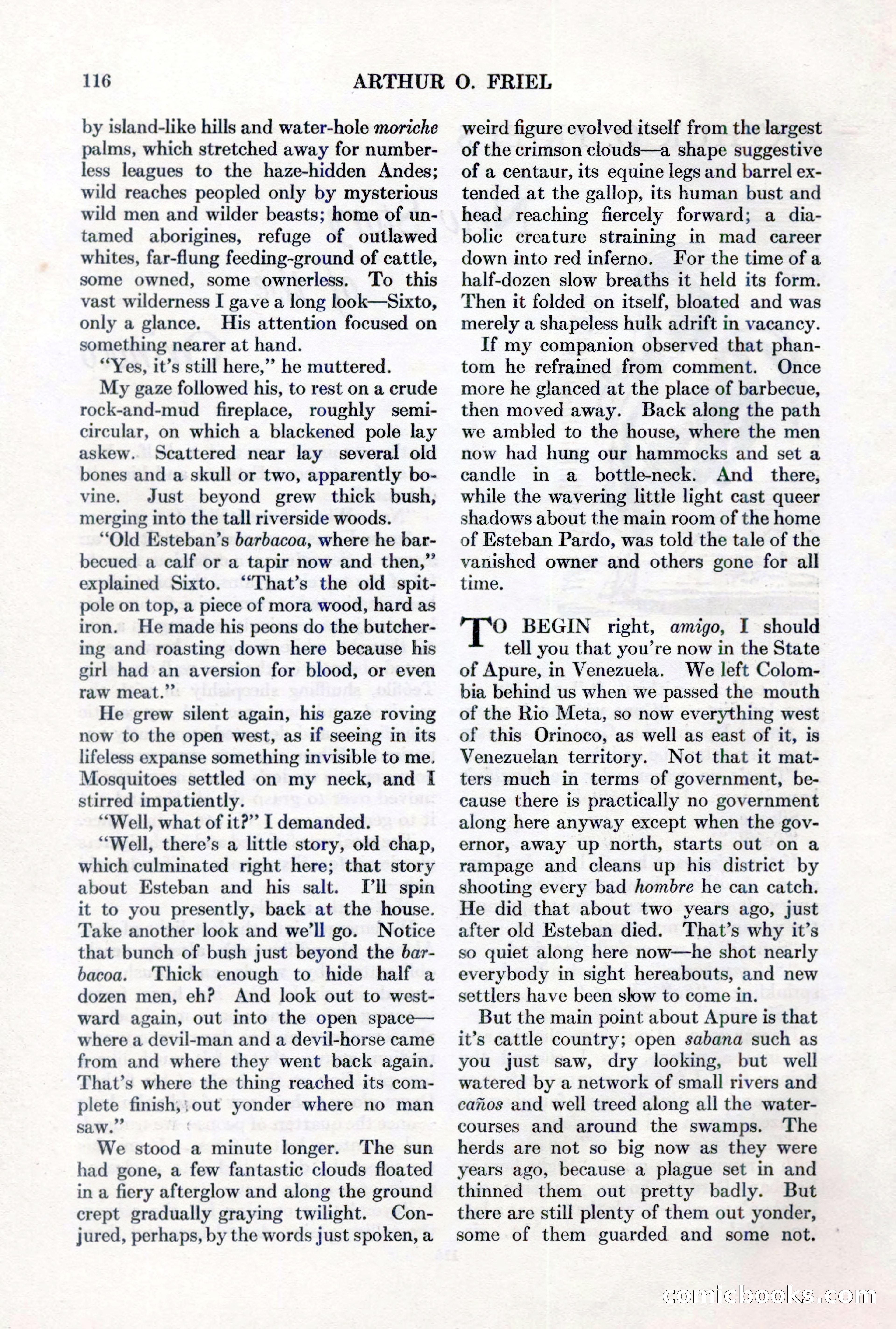 Adventure, February 1, 1927 — page 124 of 226