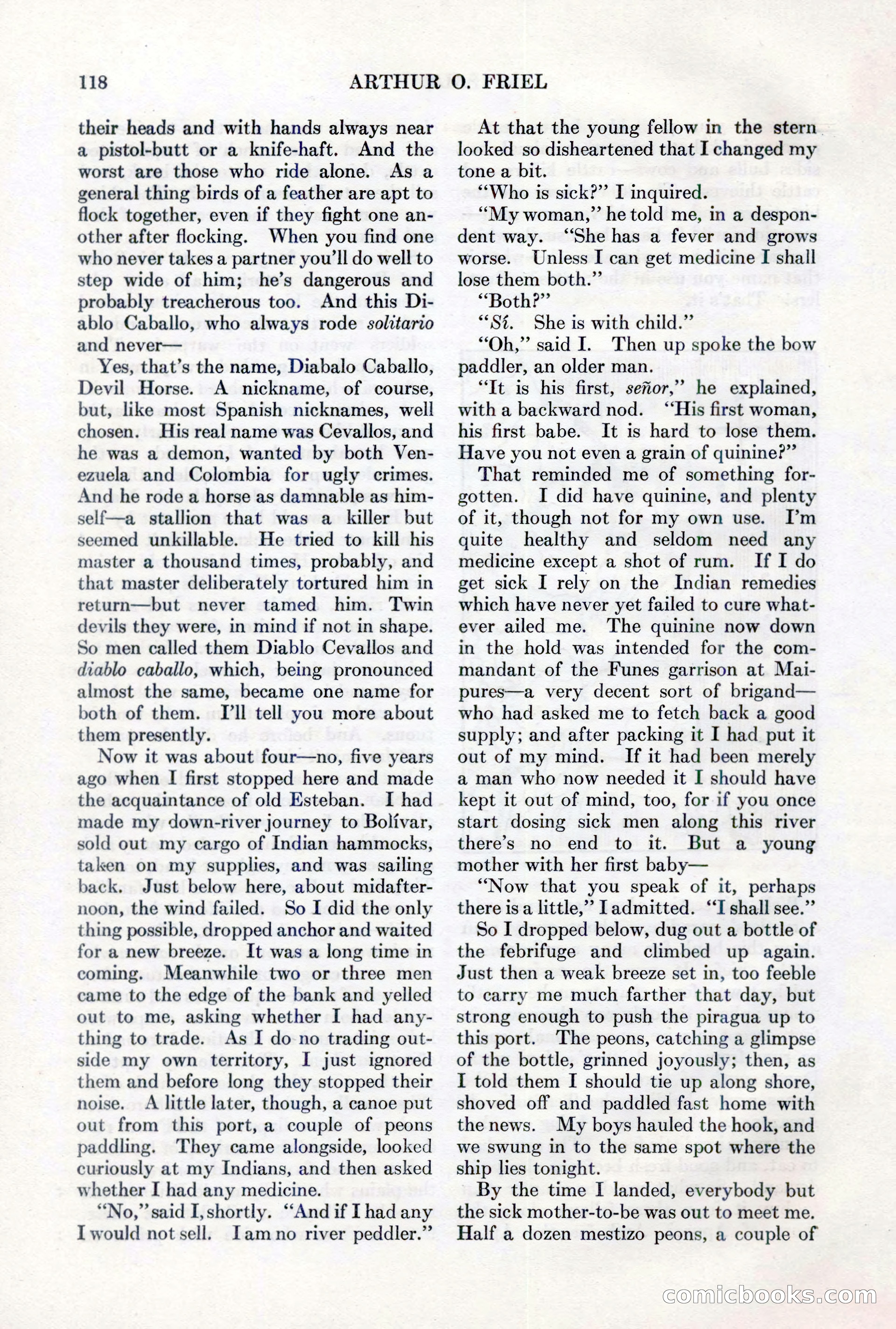 Adventure, February 1, 1927 — page 126 of 226