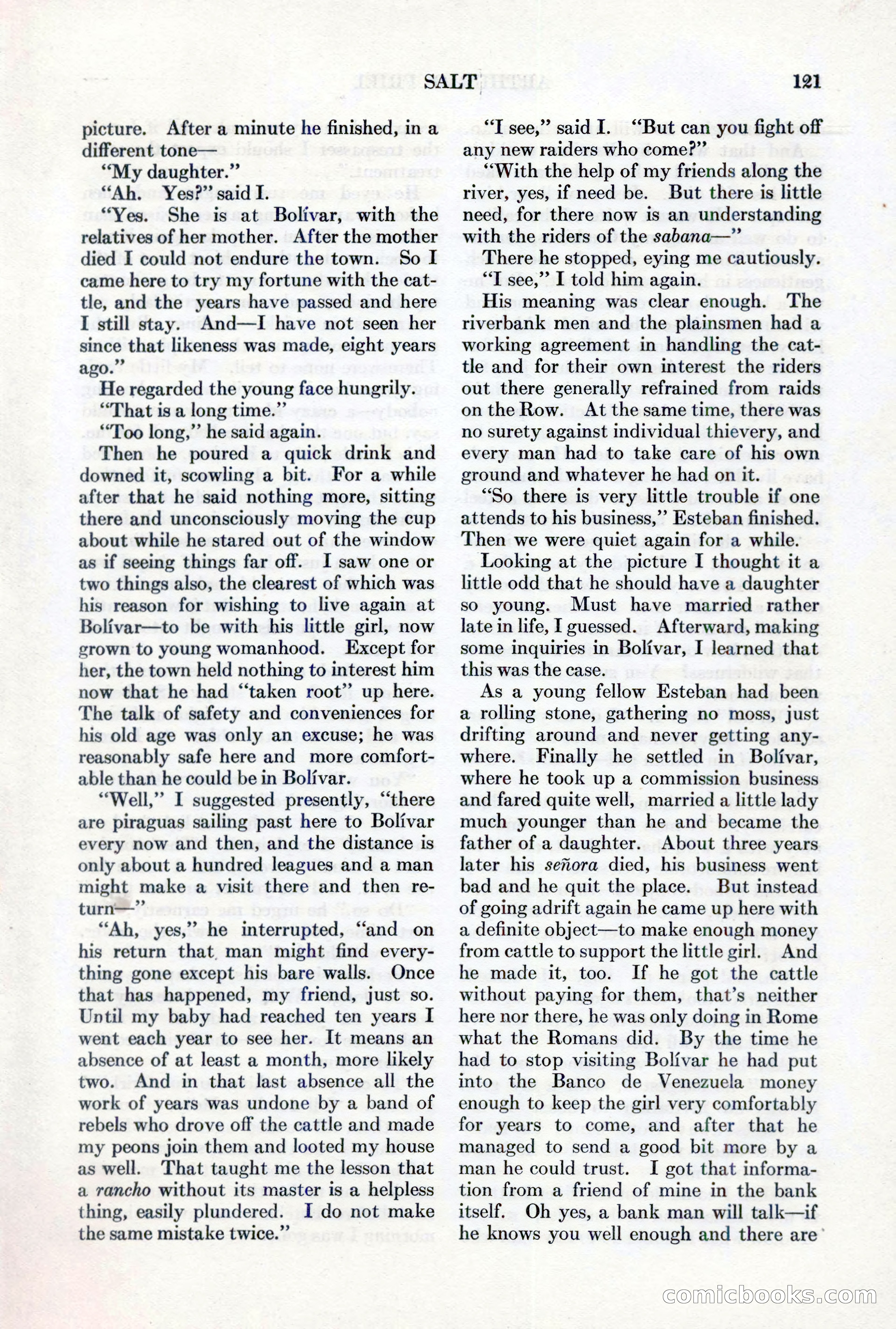 Adventure, February 1, 1927 — page 129 of 226