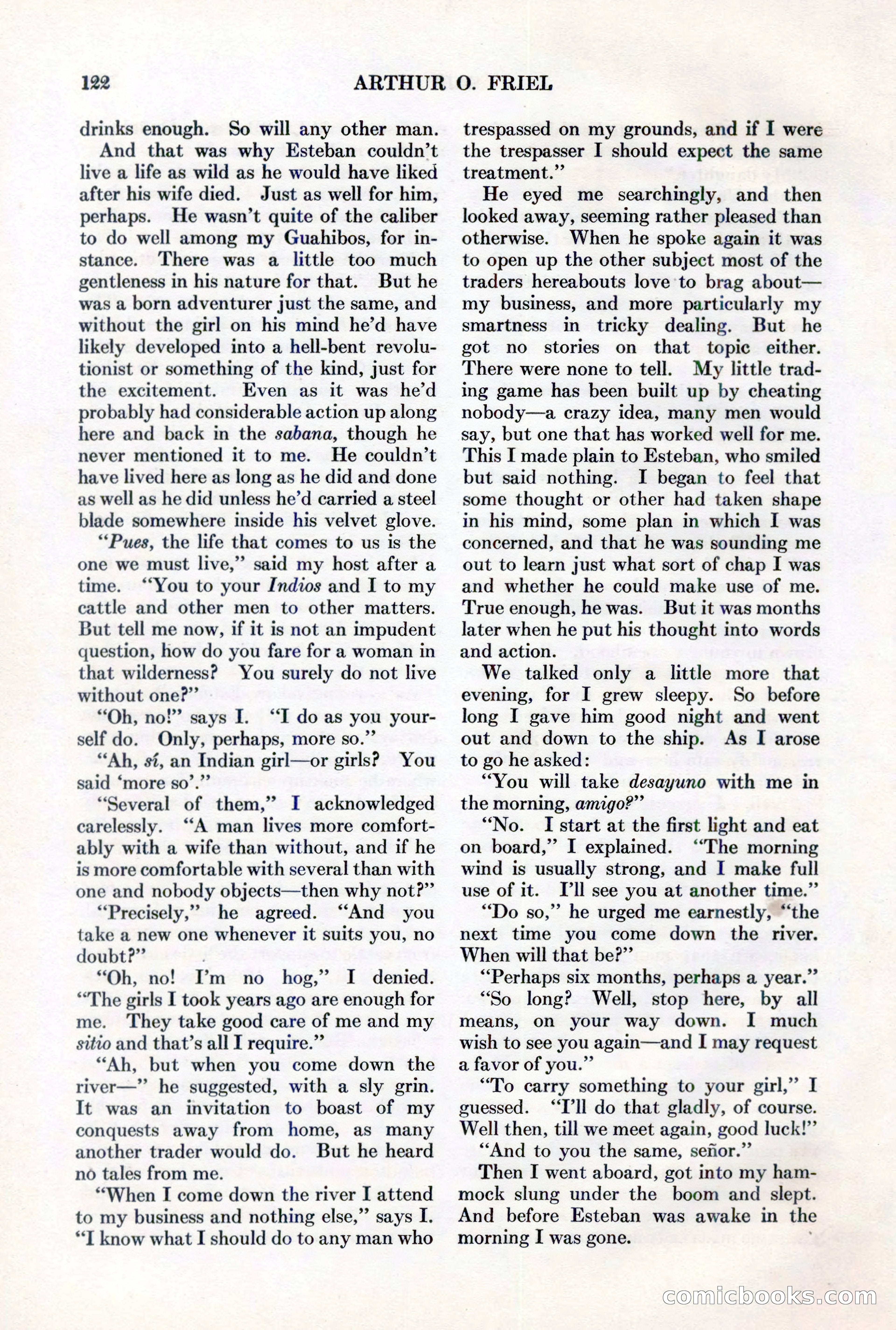 Adventure, February 1, 1927 — page 130 of 226