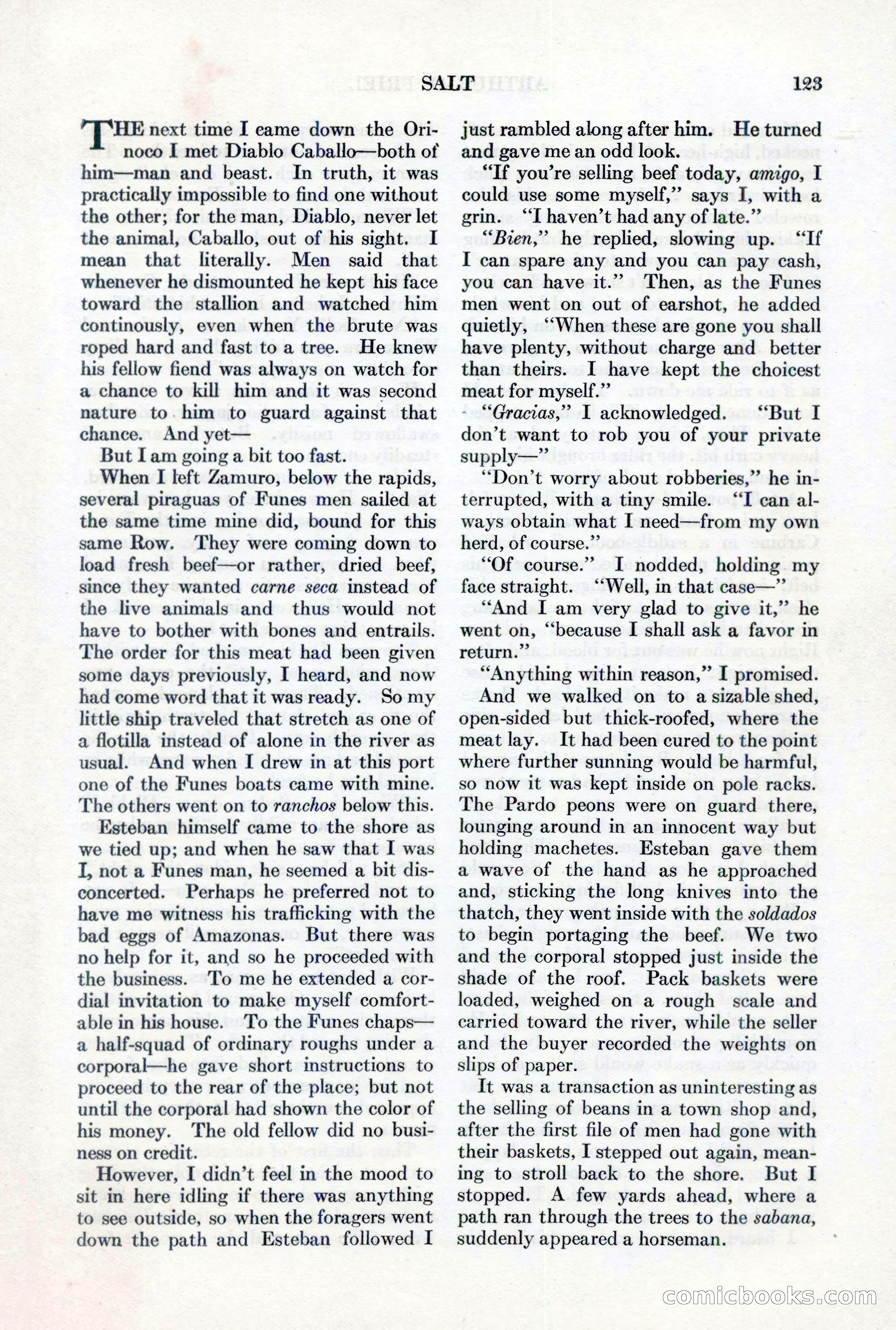 Adventure, February 1, 1927 — page 131 of 226
