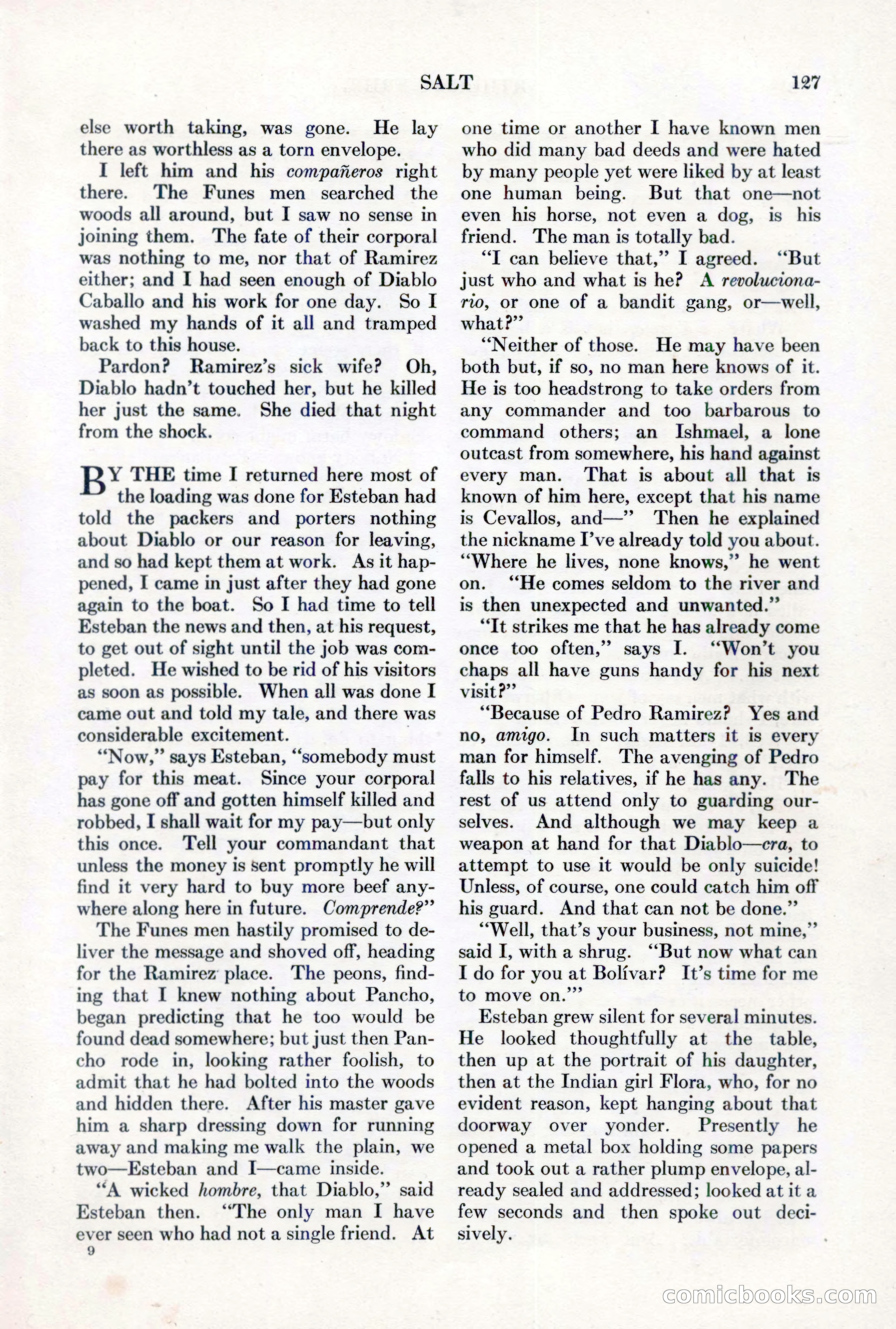 Adventure, February 1, 1927 — page 135 of 226