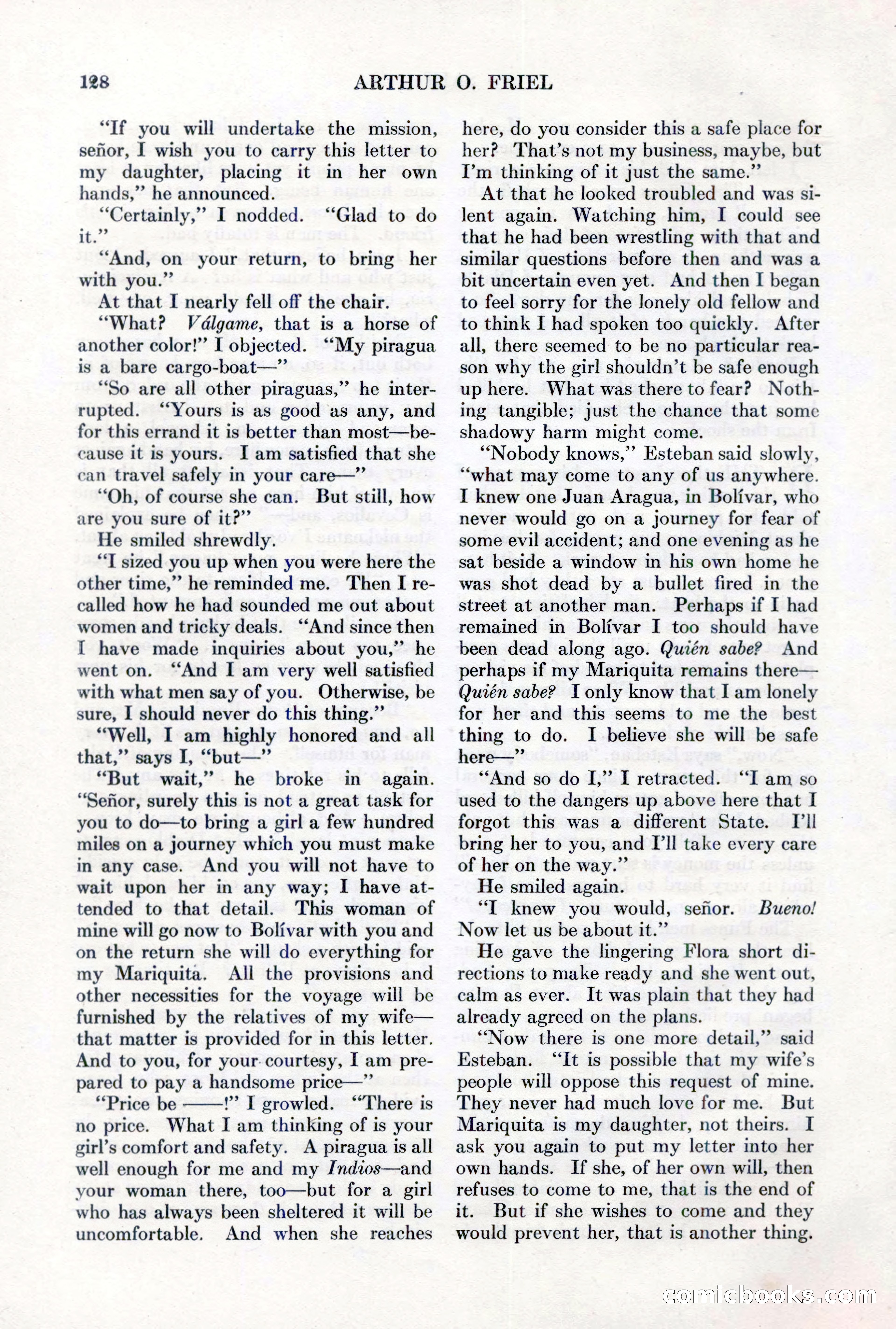 Adventure, February 1, 1927 — page 136 of 226