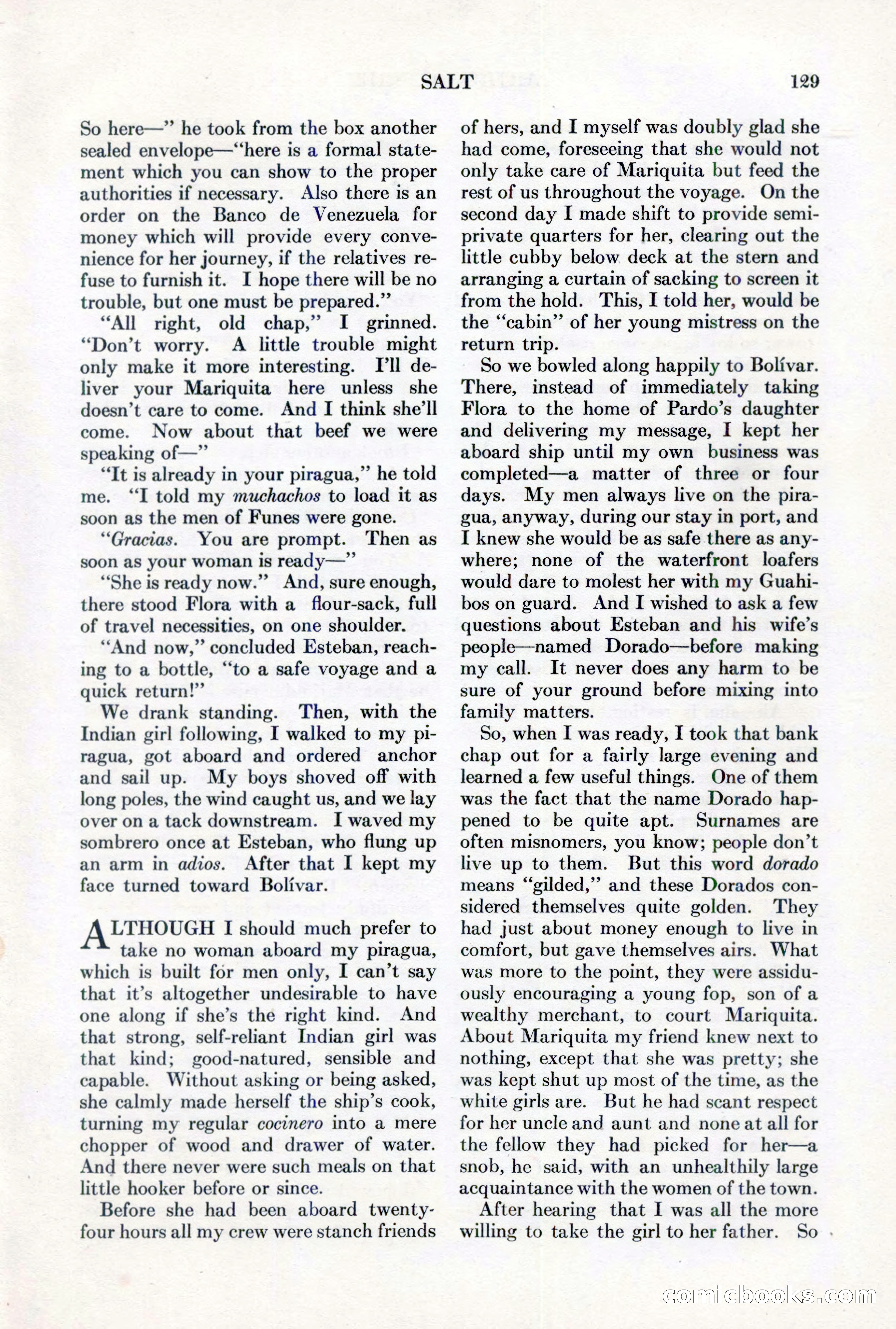 Adventure, February 1, 1927 — page 137 of 226