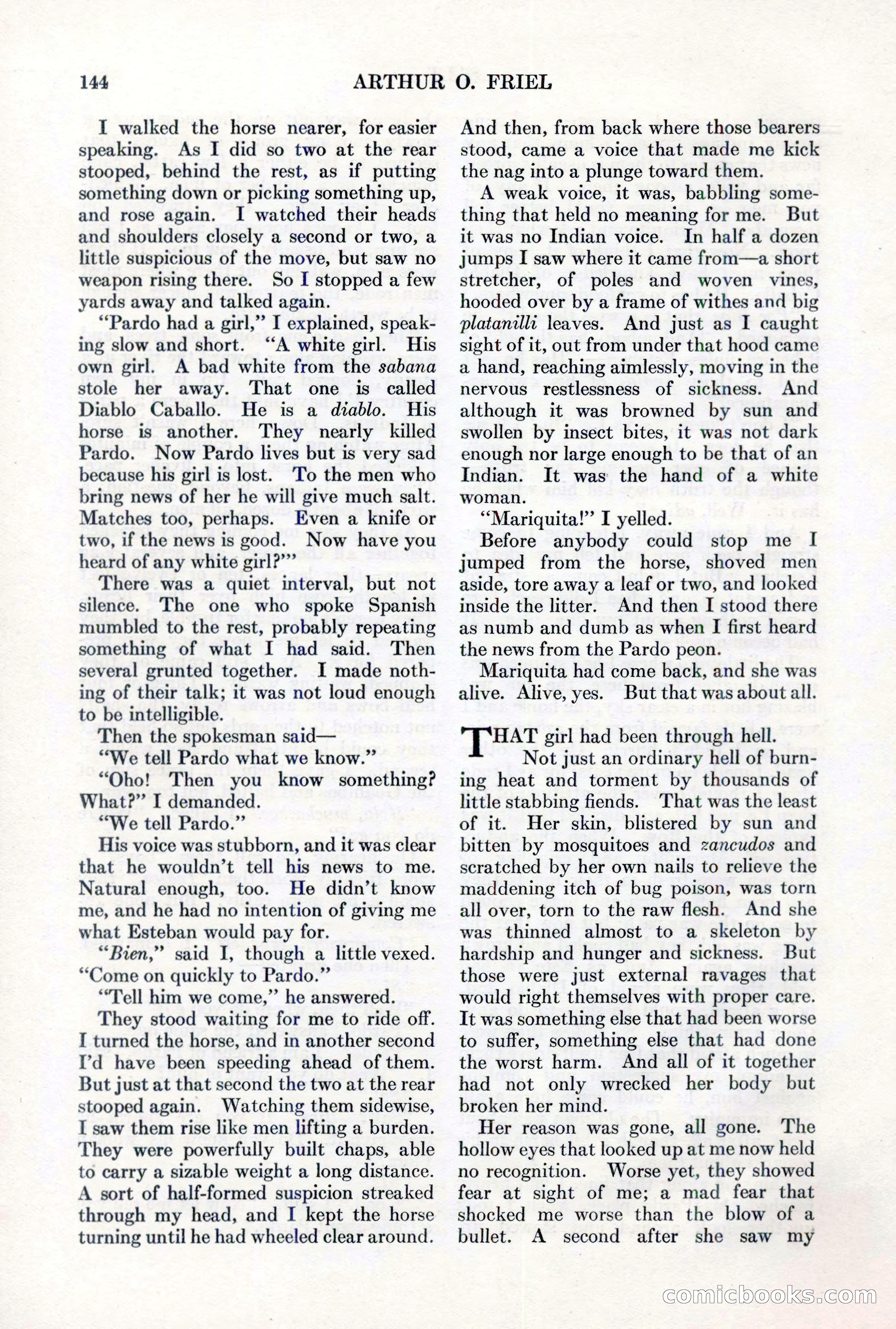 Adventure, February 1, 1927 — page 152 of 226